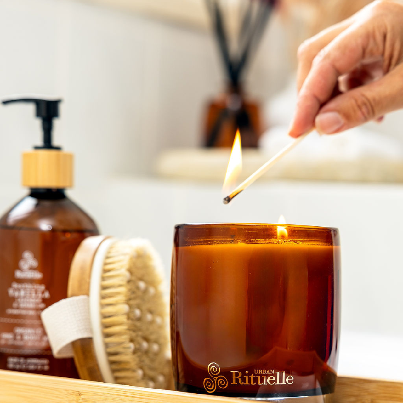 Vanilla, Lavender & Geranium<br>Scented Soy Candle | 400gm