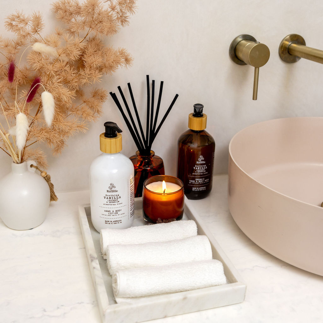 Vanilla, Lavender & Geranium<br> Nourishing Gift Set