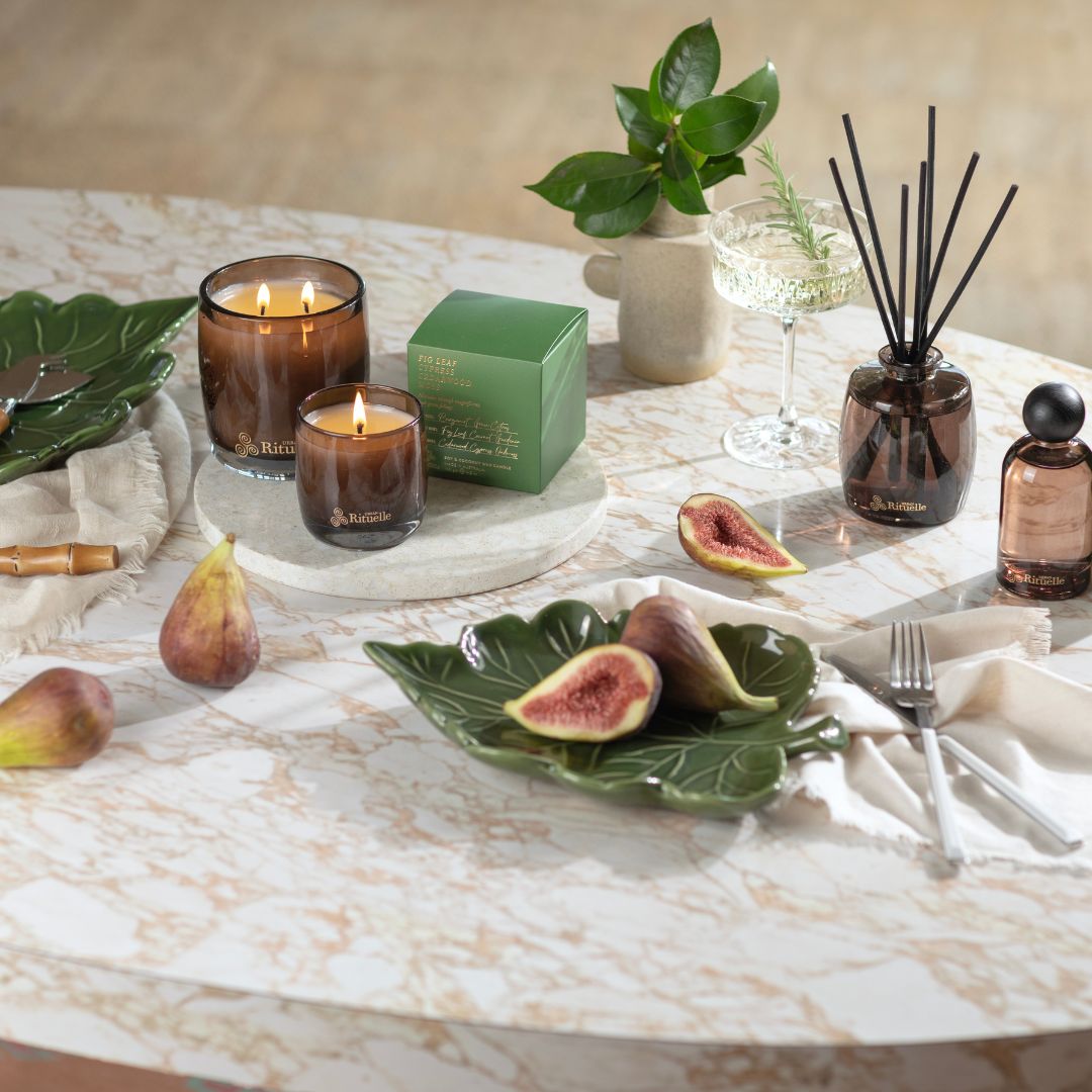 Fig Leaf, Cypress, Cedarwood, Moss<br>Mini Fragrance Diffuser Set | 90ml