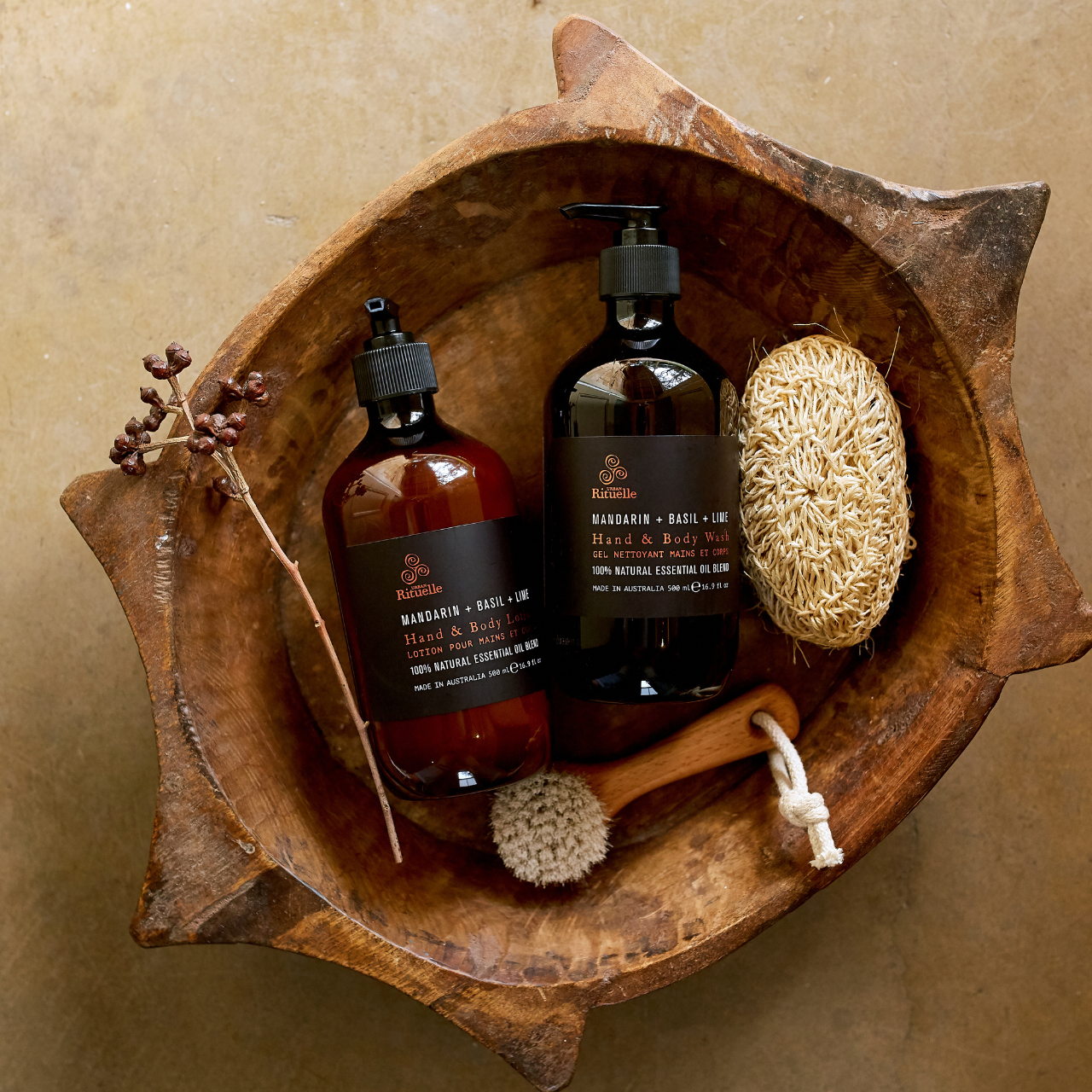 Mandarin, Basil & Lime<br> Nourishing Gift Set