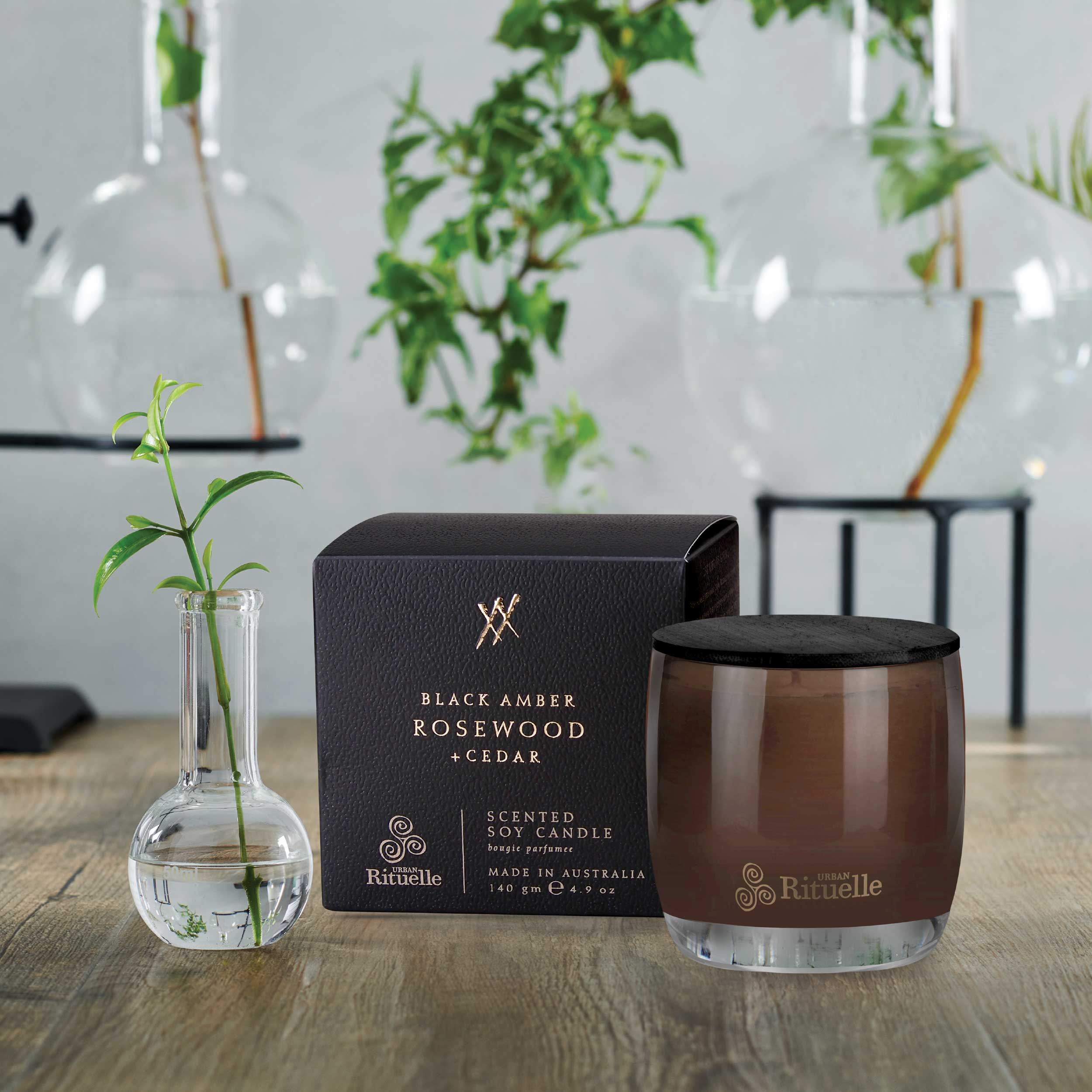 Black Amber, Rosewood & Cedar<br>Signature Gift Set