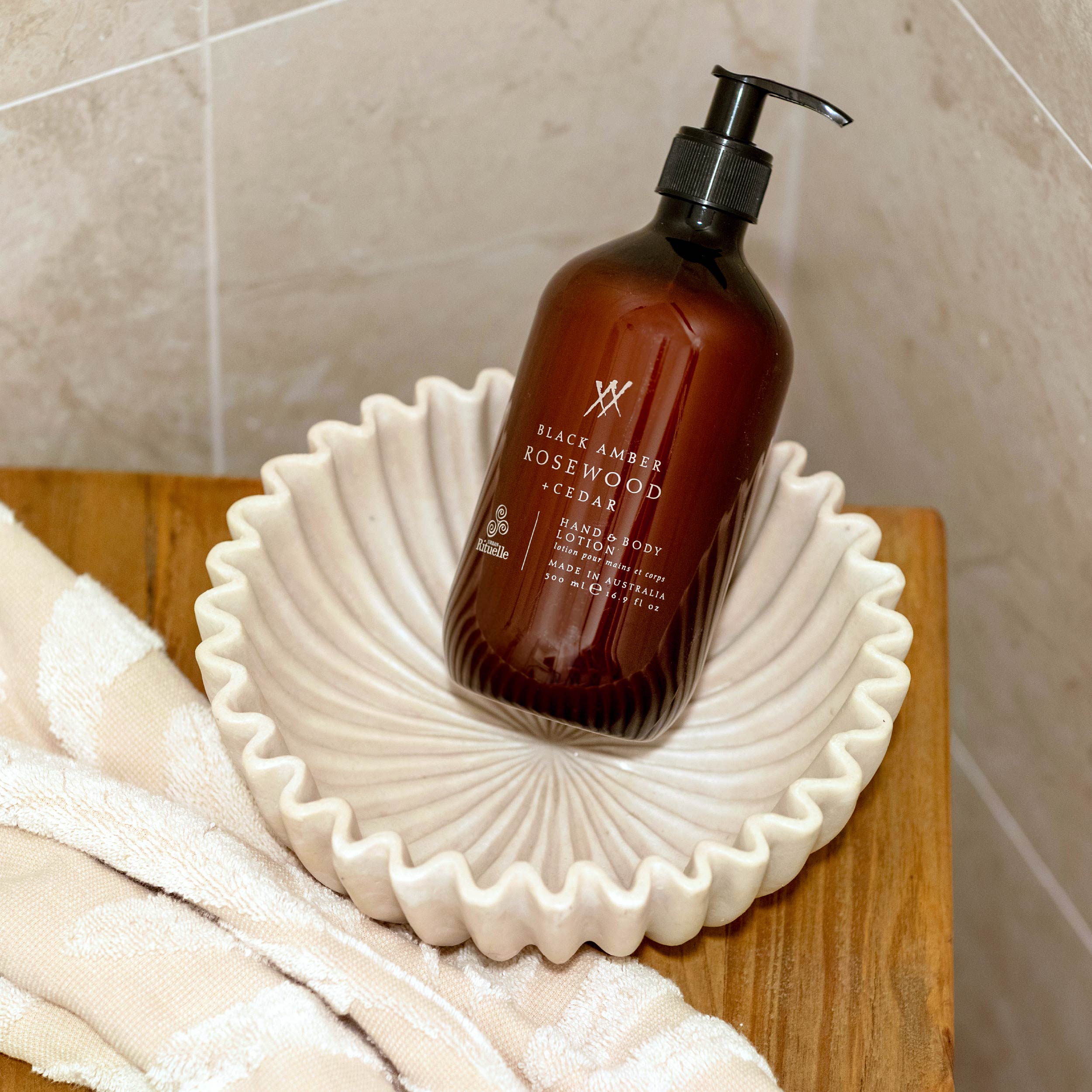 Black Amber, Rosewood & Cedar<br> Hand & Body Lotion | 500ml