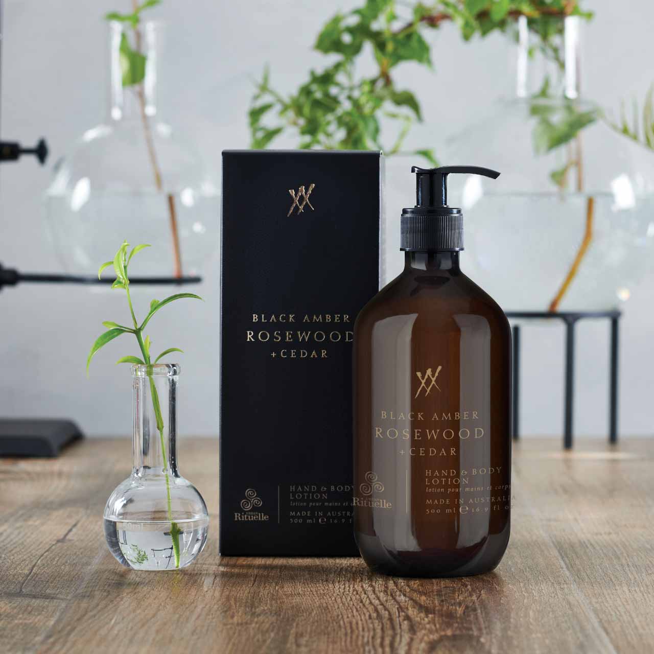 Black Amber, Rosewood & Cedar<br> Hand & Body Lotion | 500ml