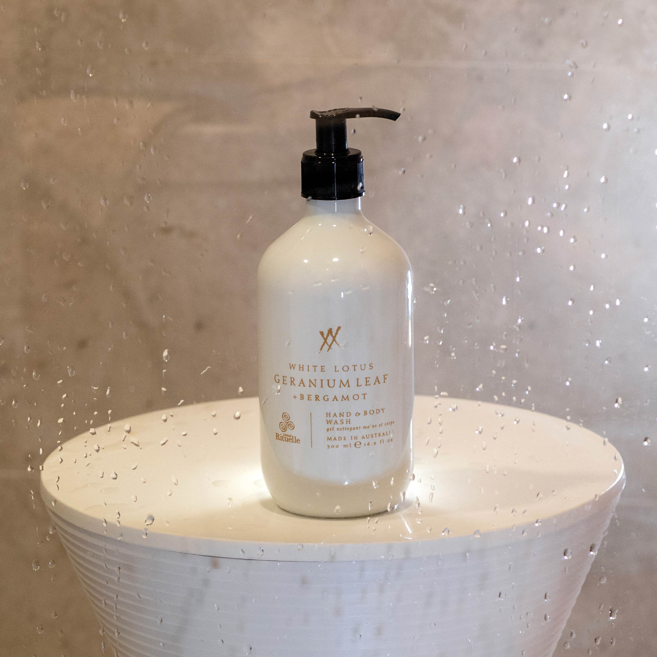 White Lotus, Geranium Leaf & Bergamot<br> Hand & Body Wash | 500ml