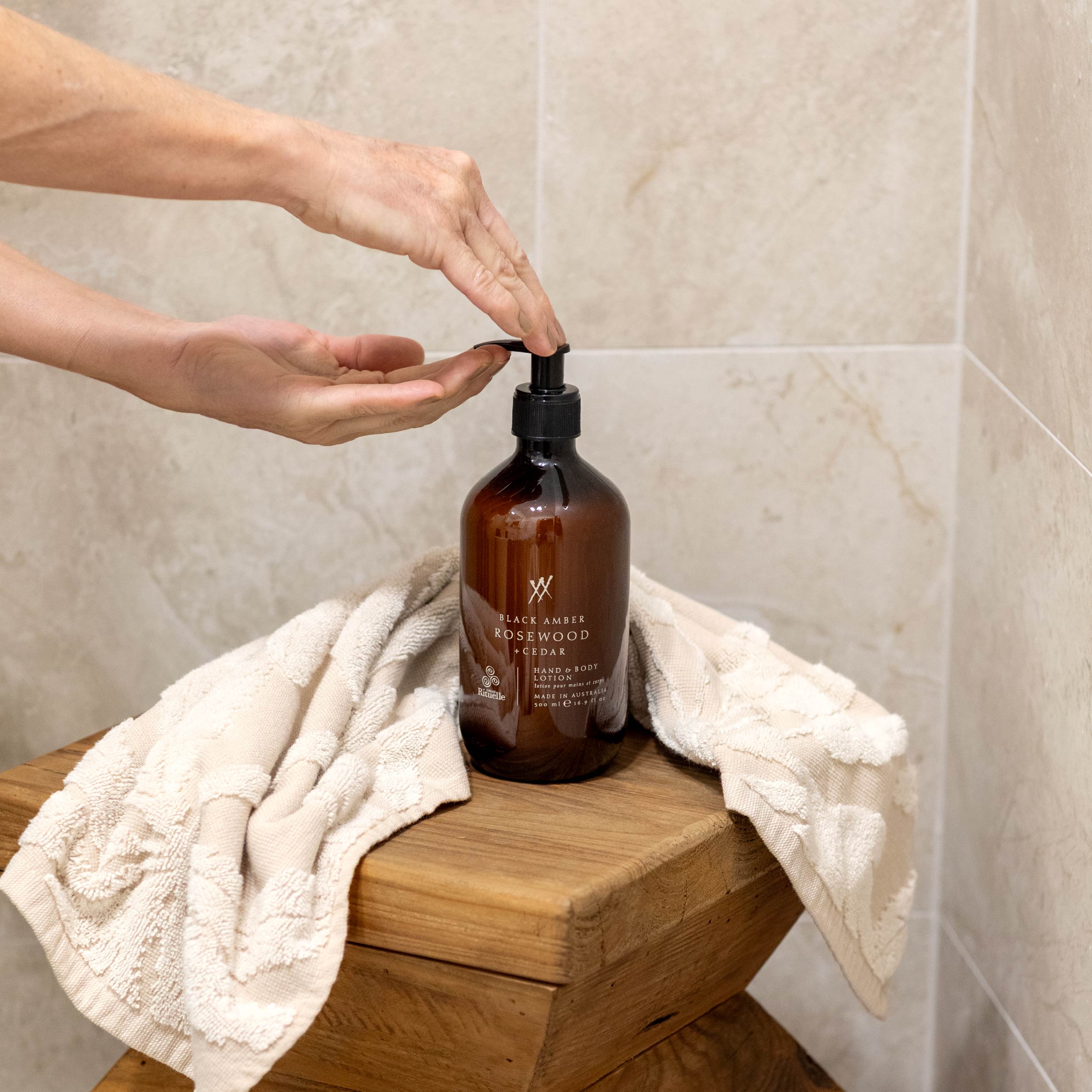 Black Amber, Rosewood & Cedar<br> Hand & Body Lotion | 500ml