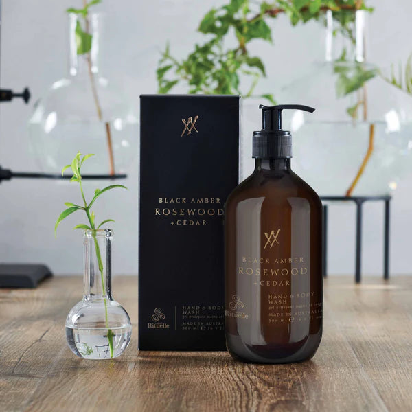 Black Amber, Rosewood & Cedar<br> Hand & Body Wash | 500ml