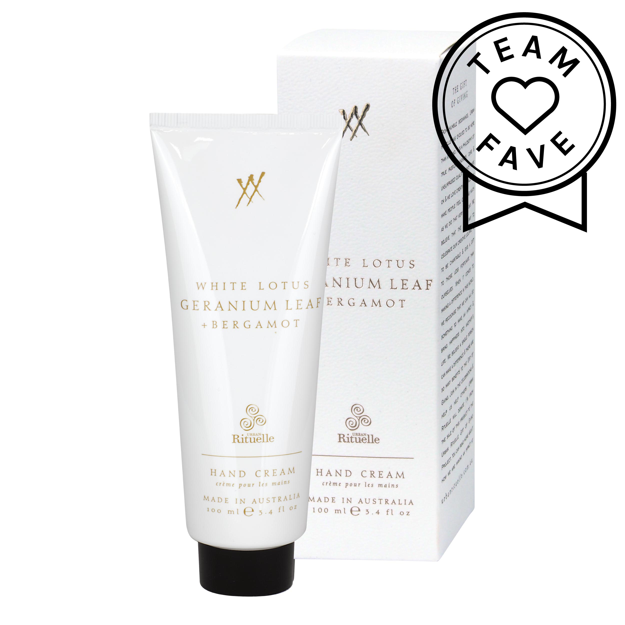 White Lotus, Geranium Leaf & Bergamot<br> Hand Cream | 100ml