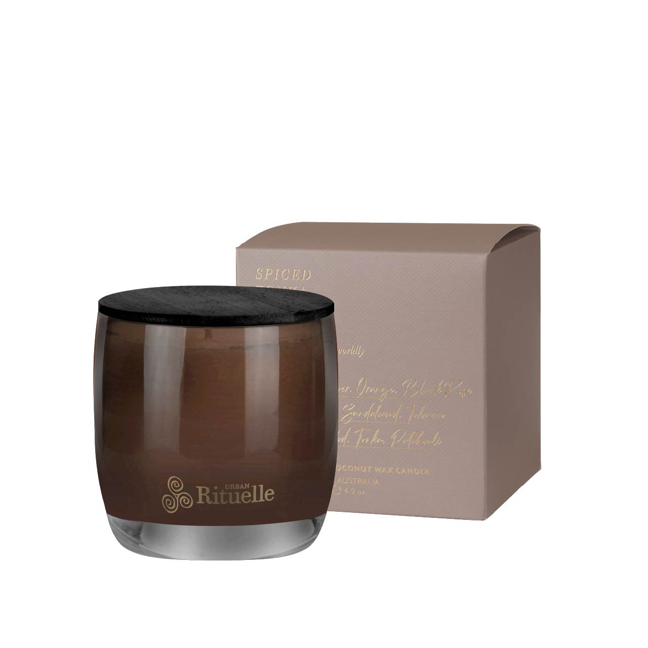 Spiced Tonka, Cacao Pod<br> Scented Soy Candle | 140gm