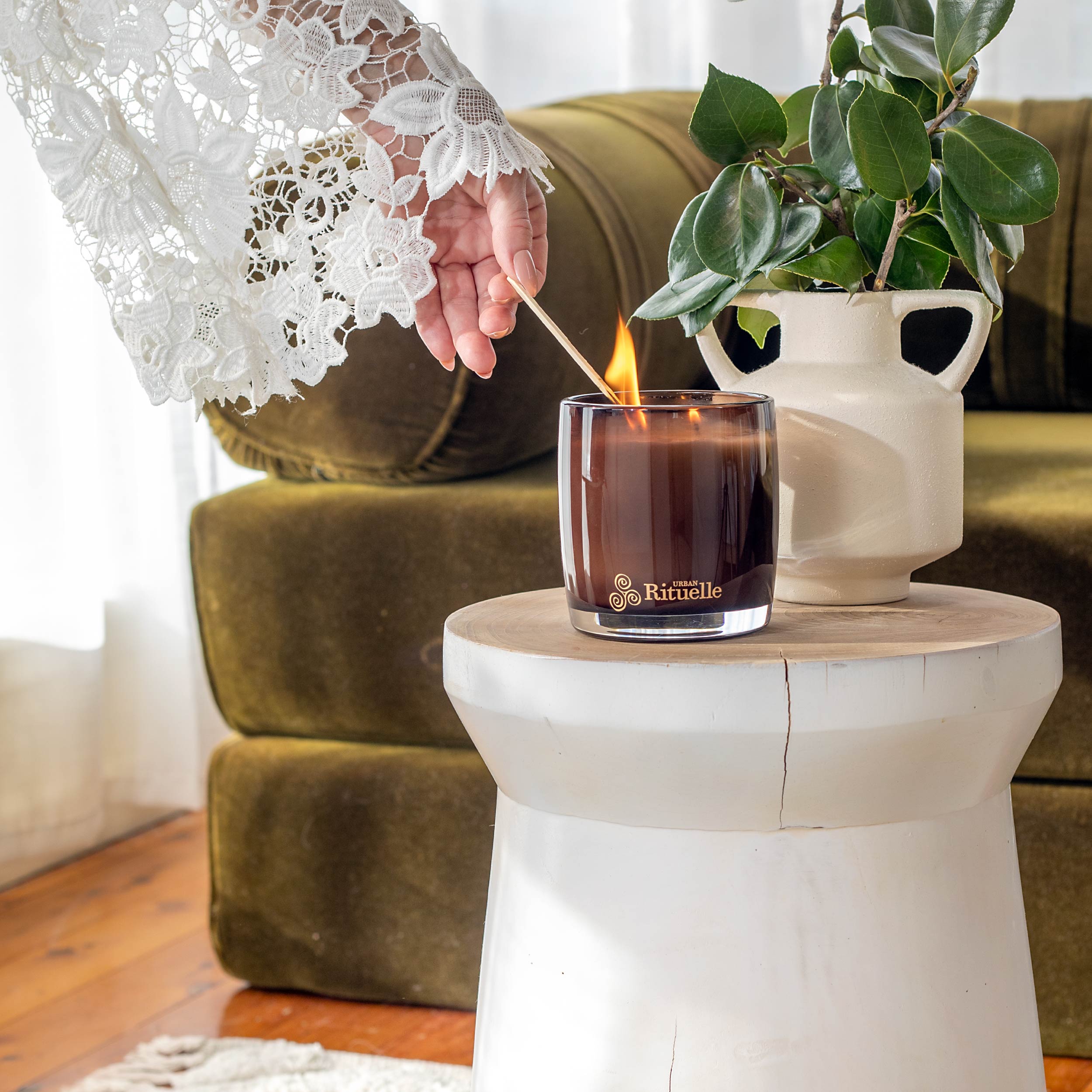 Velvet Rose Garden, Patchouli, Amber<br> Scented Soy Candle | 400gm