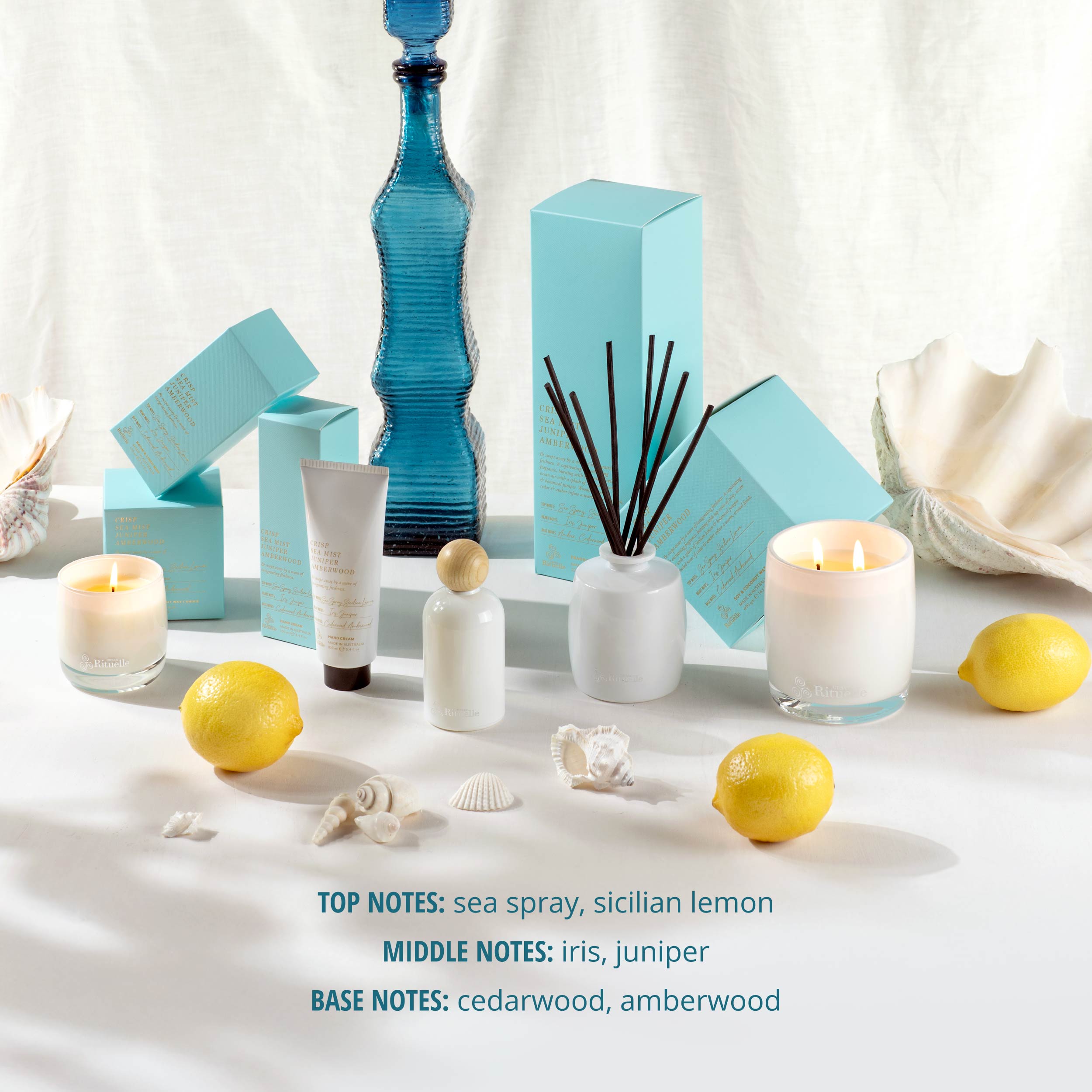 Crisp Sea Mist, Juniper, Amberwood<br> Hand Cream | 100ml