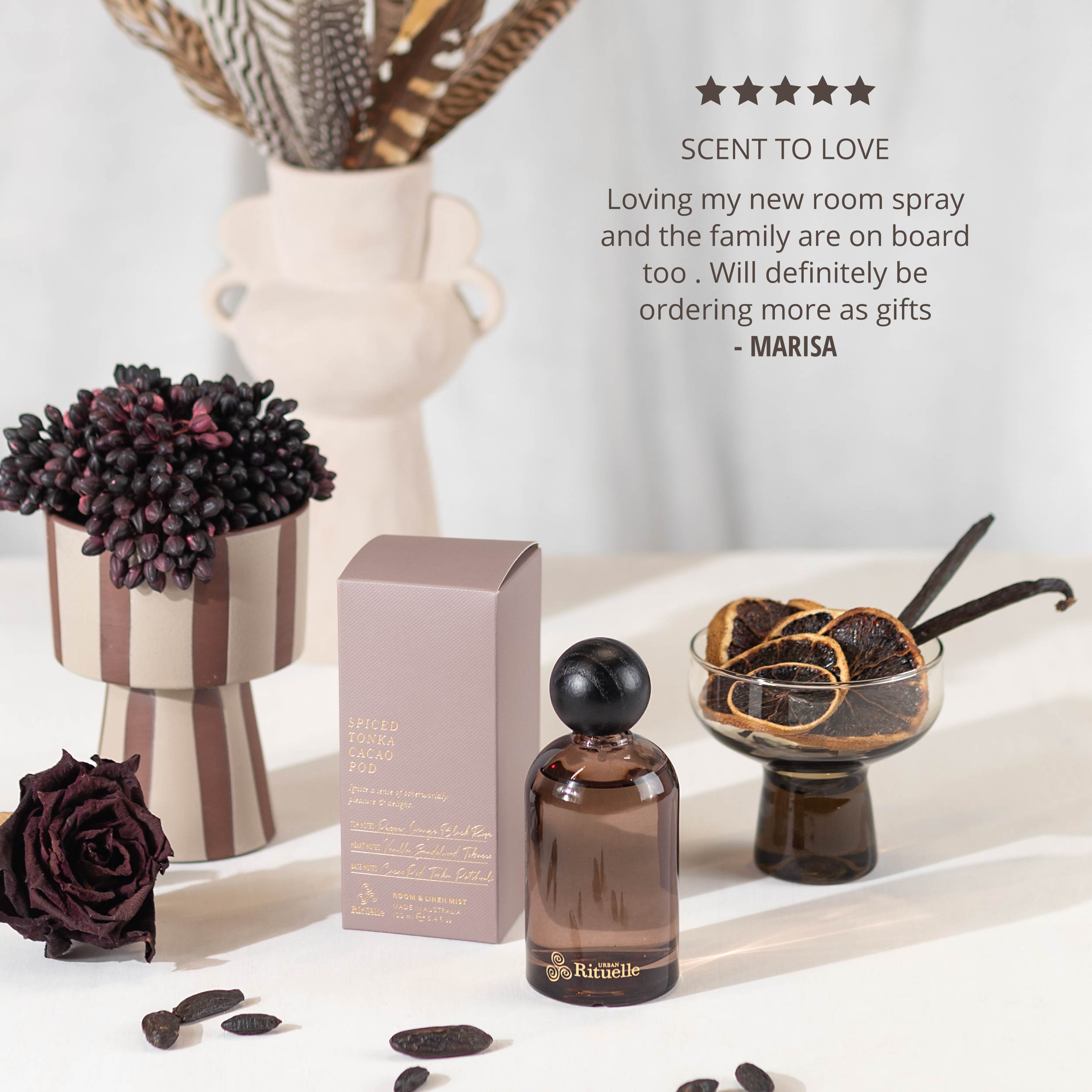 Spiced Tonka, Cacao Pod<br> Room & Linen Mist | 100ml