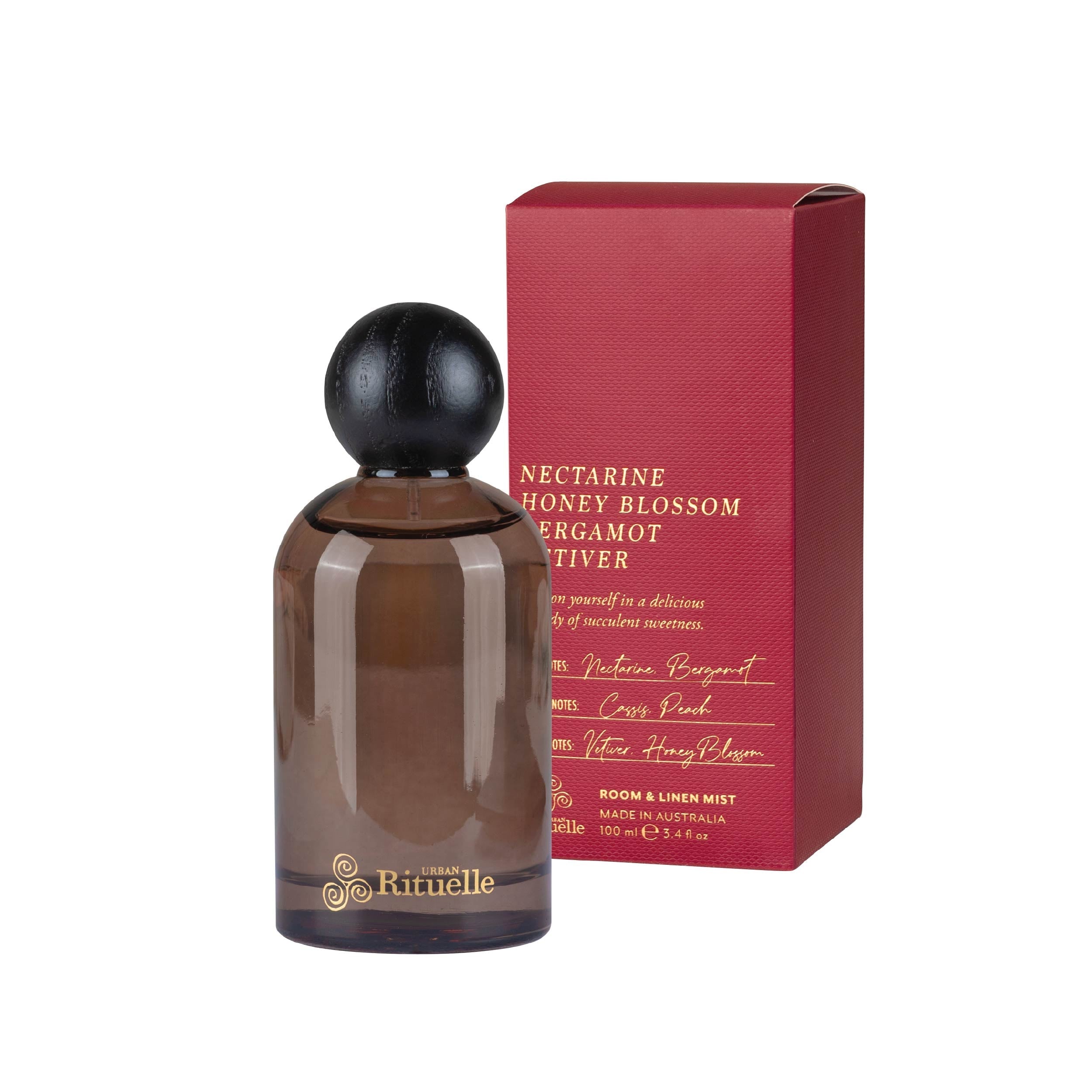 Nectarine, Honey Blossom, Bergamot, Vetiver<br> Room & Linen Mist | 100ml