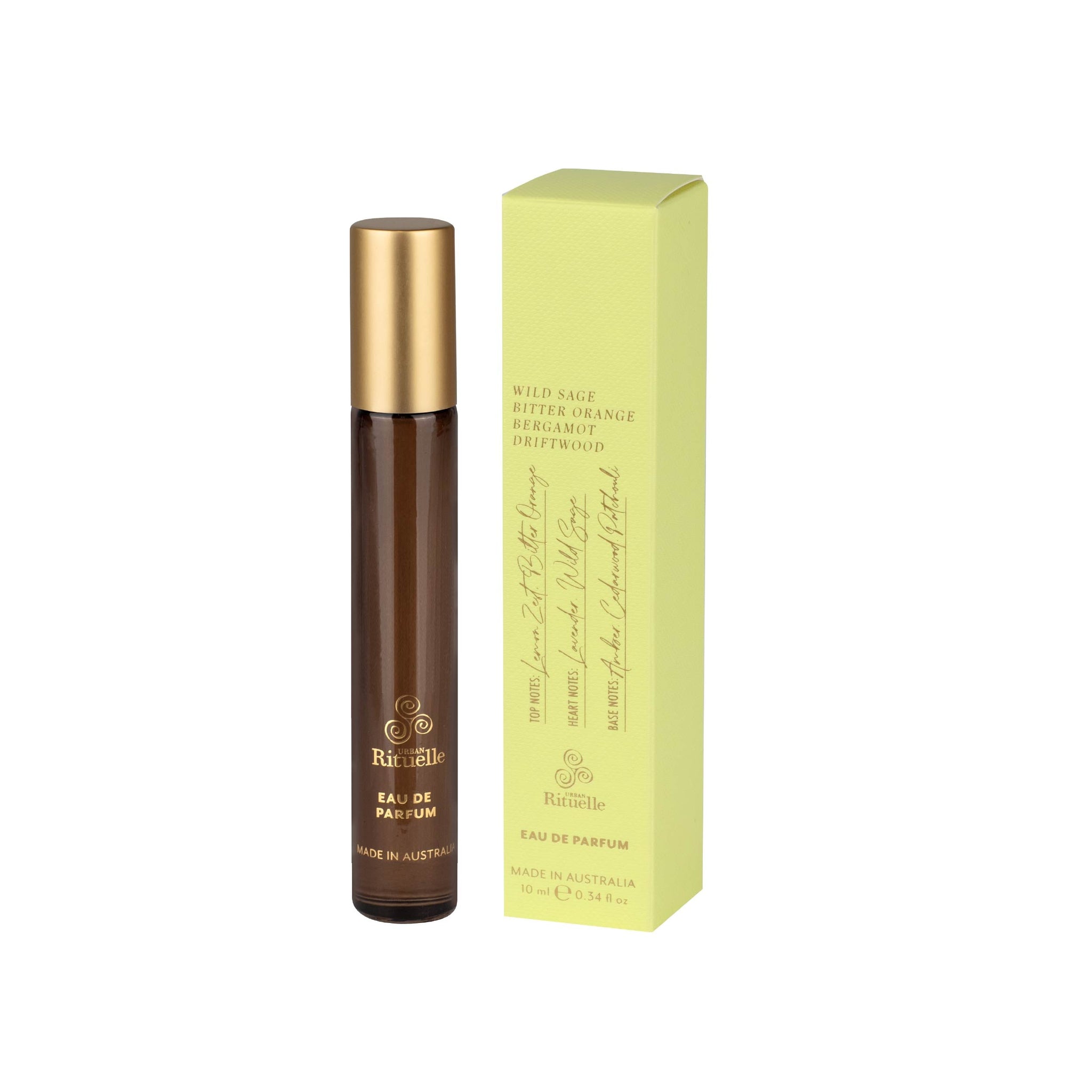 Wild Sage, Bitter Orange, Bergamot, Driftwood Eau De Parfum 10ml