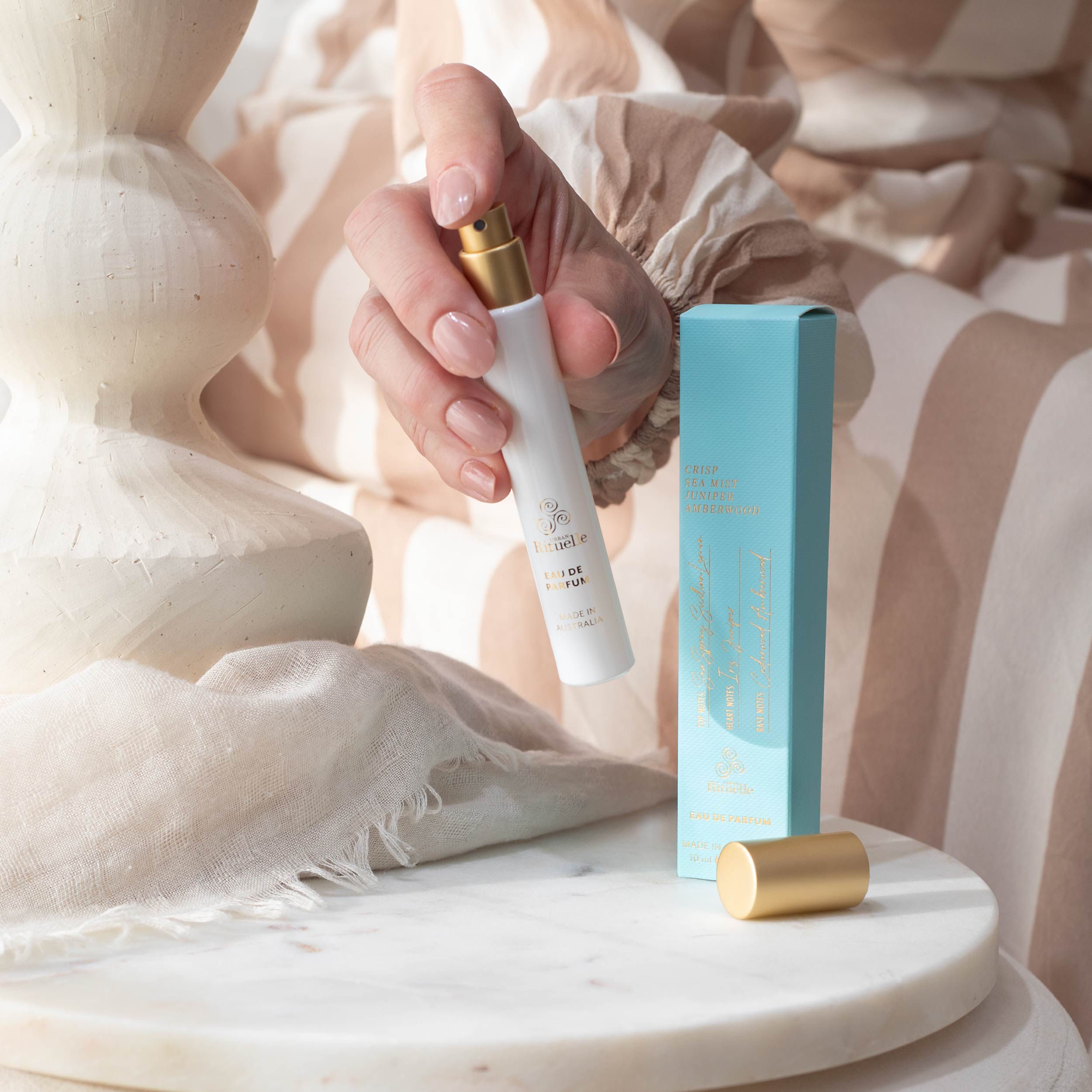 Crisp Sea Mist, Juniper, Amberwood <br> Eau De Parfum | 10ml