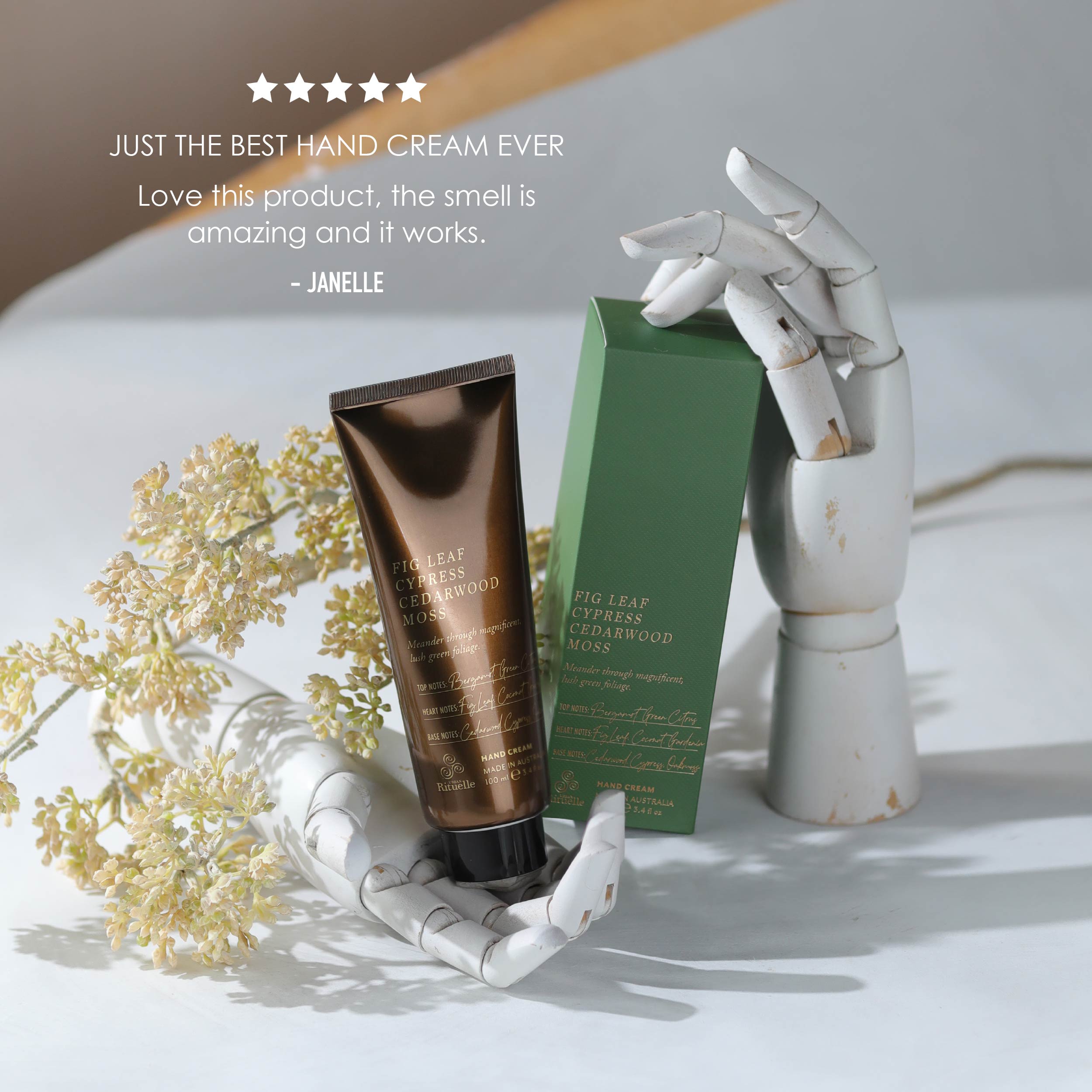 Fig Leaf, Cypress, Cedarwood, Moss<br> Hand Cream | 100ml