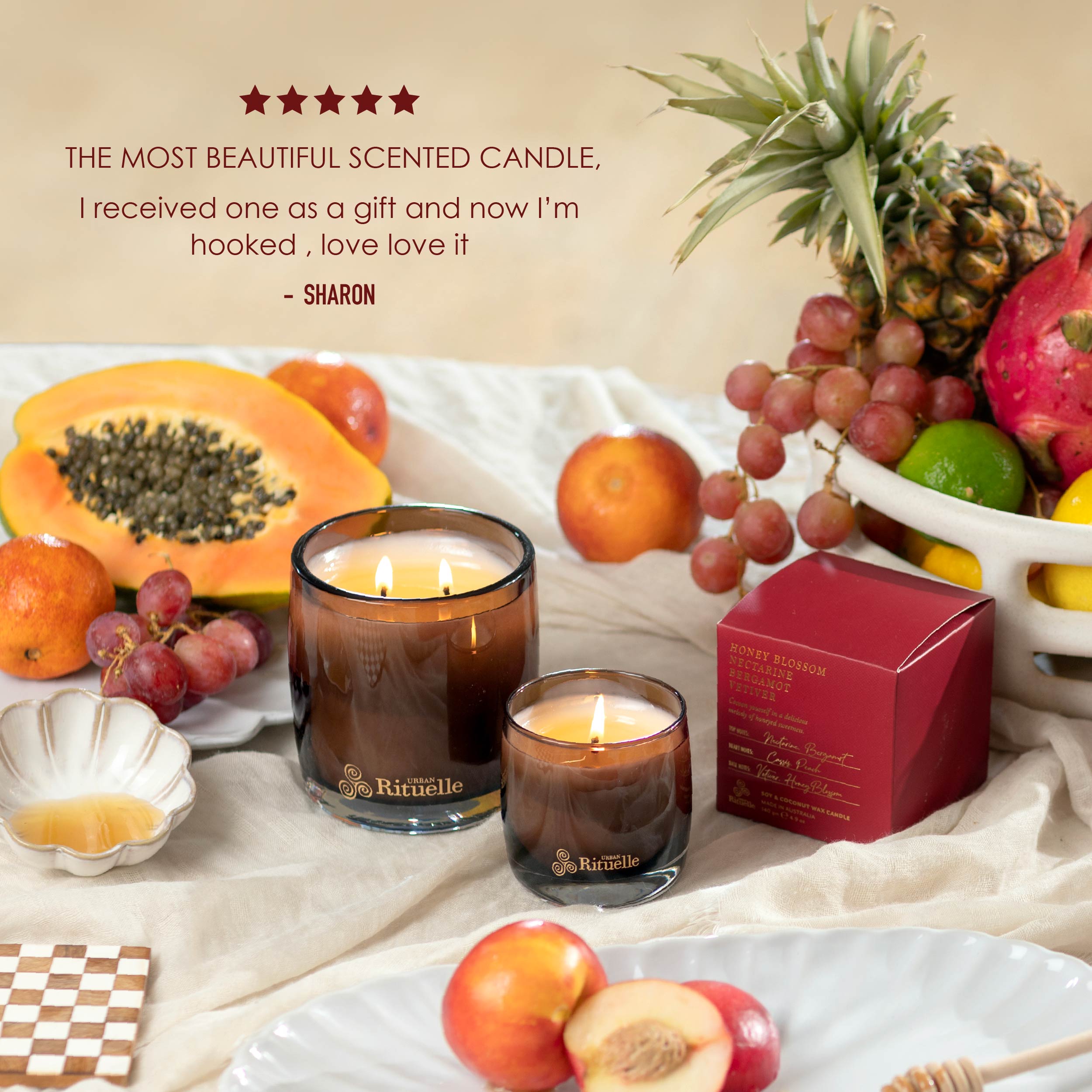 Nectarine, Honey Blossom, Bergamot, Vetiver<br> Gift Set