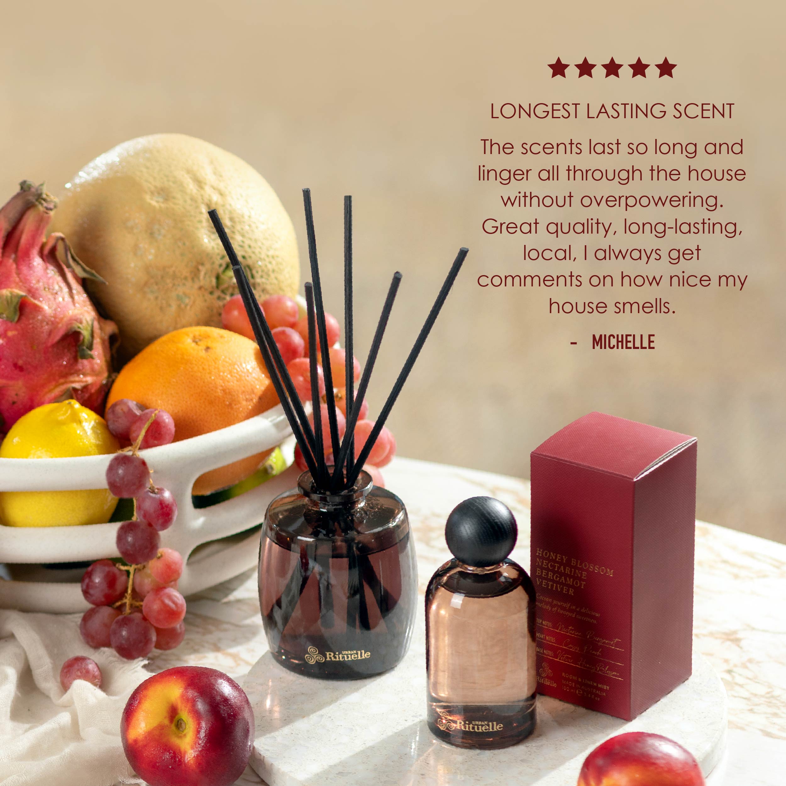 Nectarine, Honey Blossom, Bergamot, Vetiver<br> Gift Set