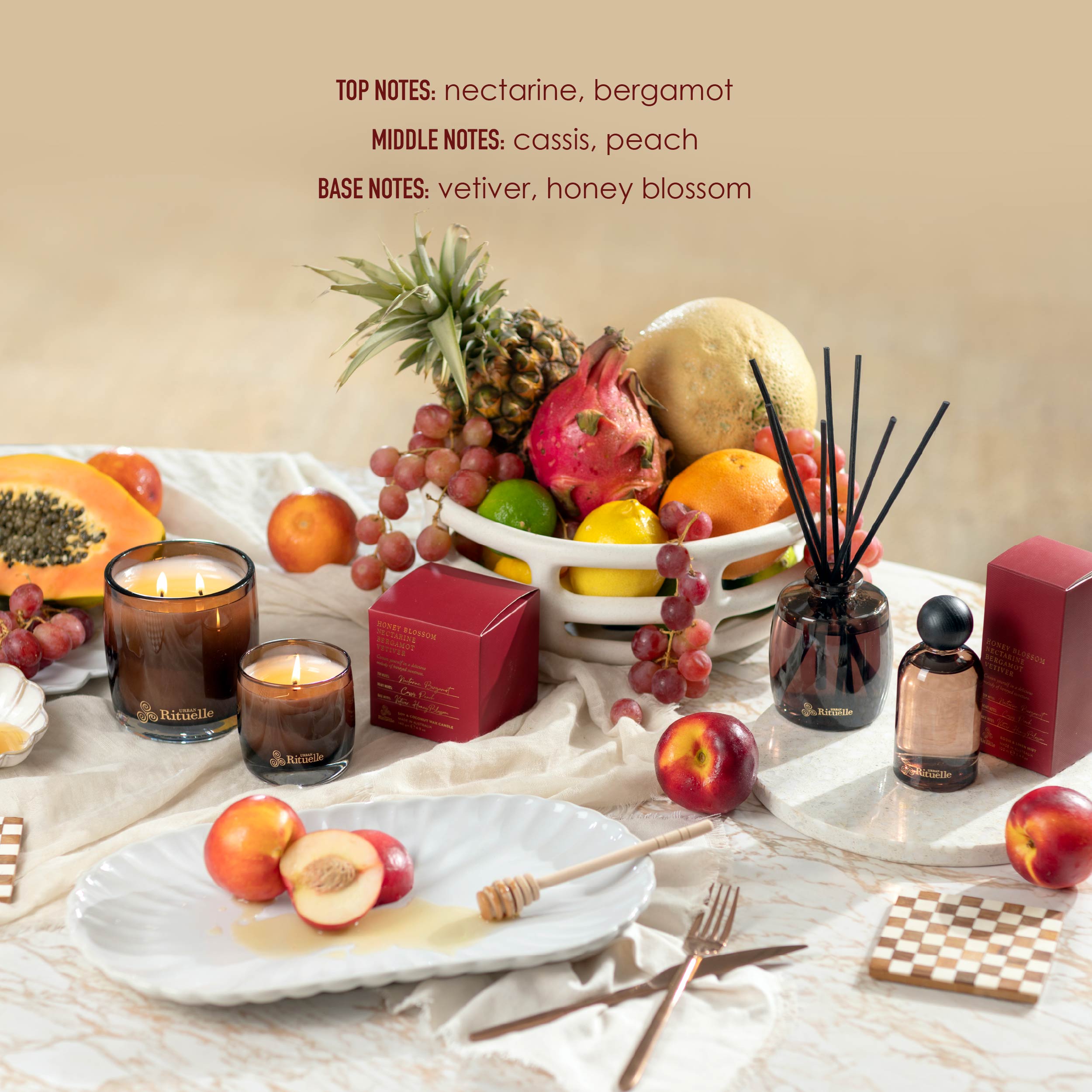 Nectarine, Honey Blossom, Bergamot, Vetiver<br> Hand Cream | 100ml