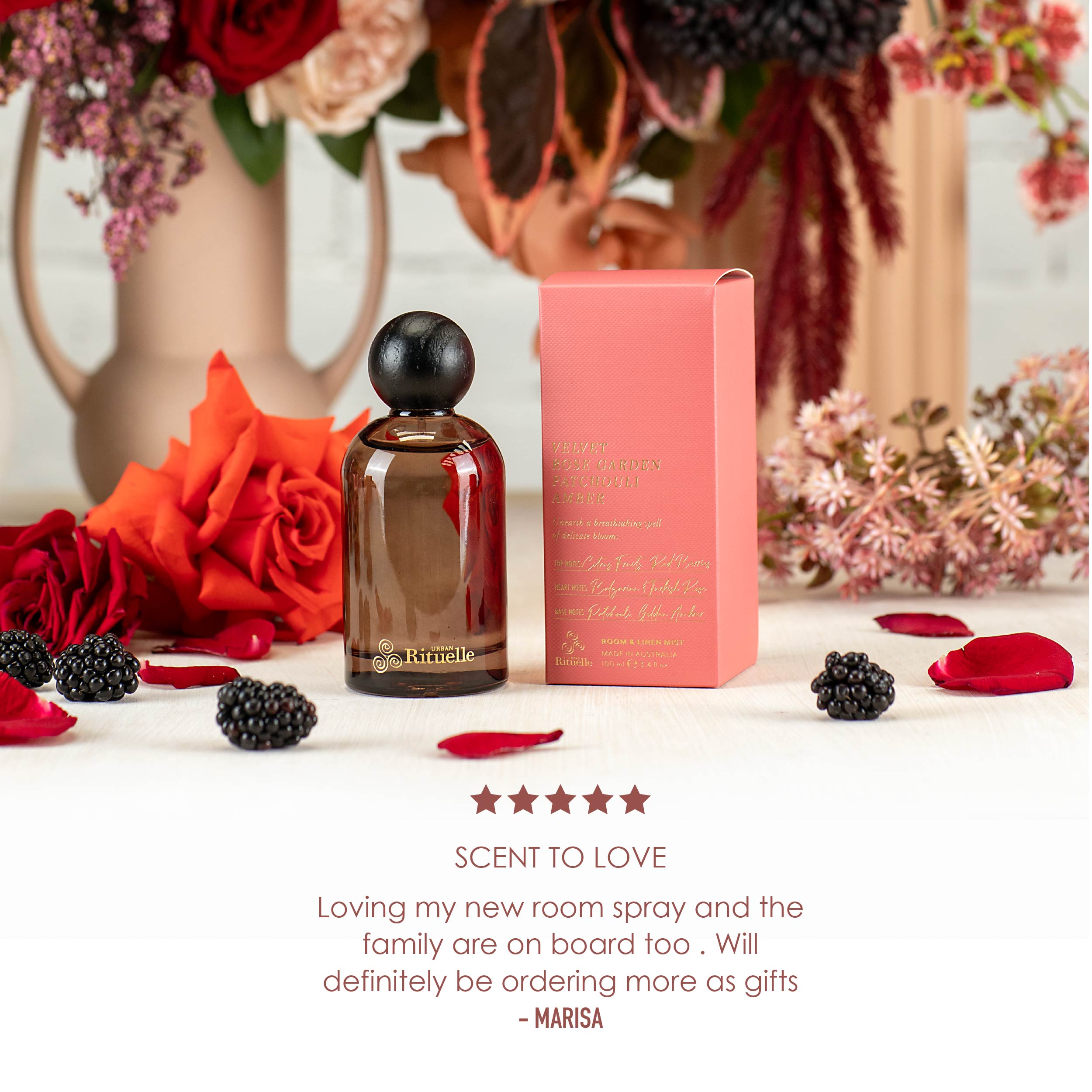 Velvet Rose Garden, Patchouli, Amber<br> Gift Set