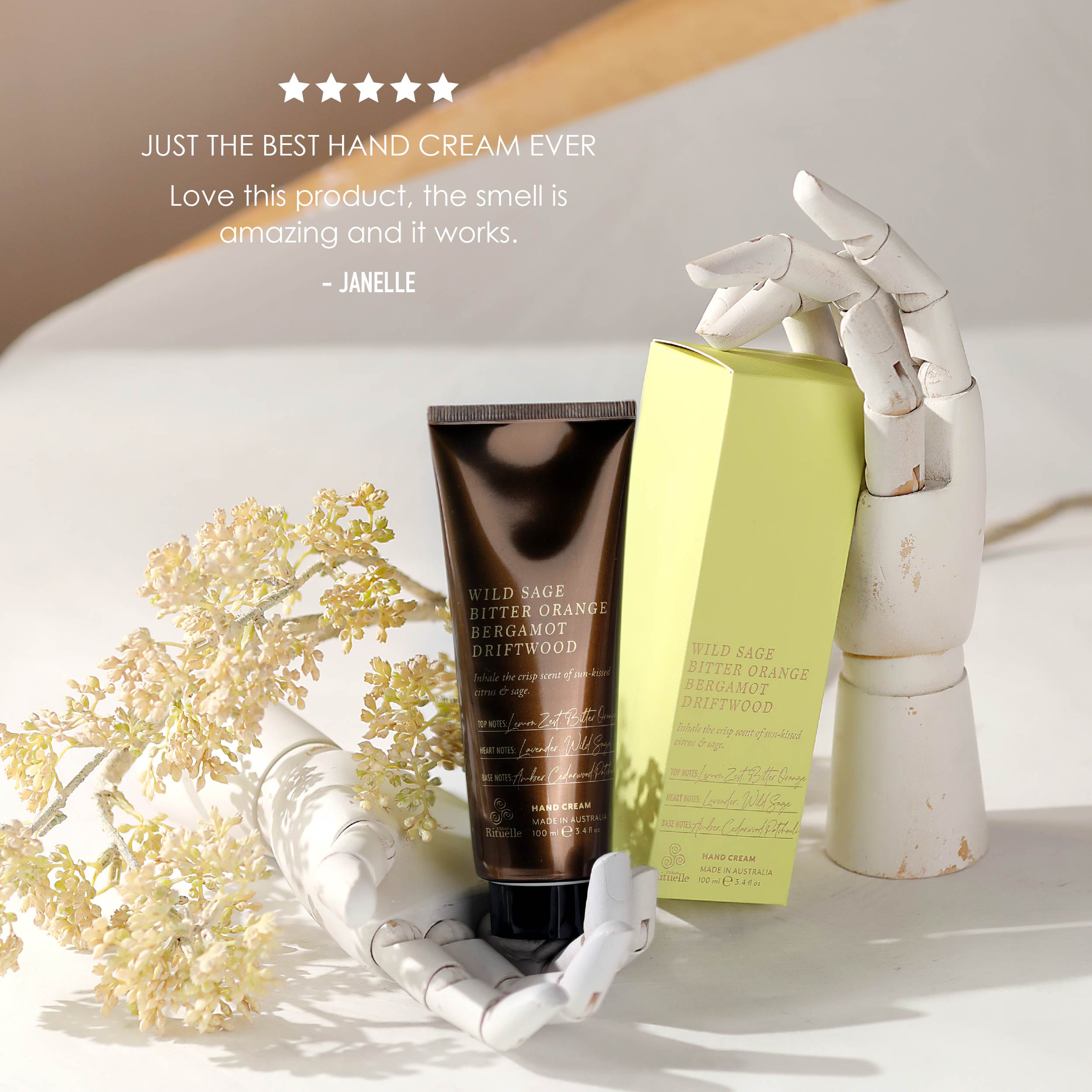 Wild Sage, Bitter Orange, Bergamot, Driftwood<br> Hand Cream | 100ml