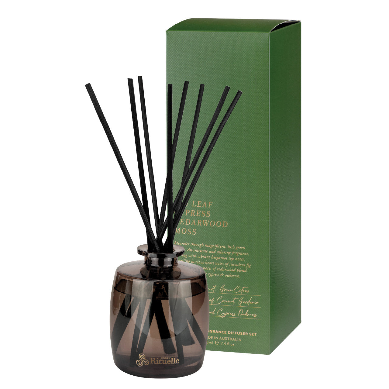 Fig Leaf, Cypress, Cedarwood, Moss<br>Fragrance Diffuser Set | 220ml