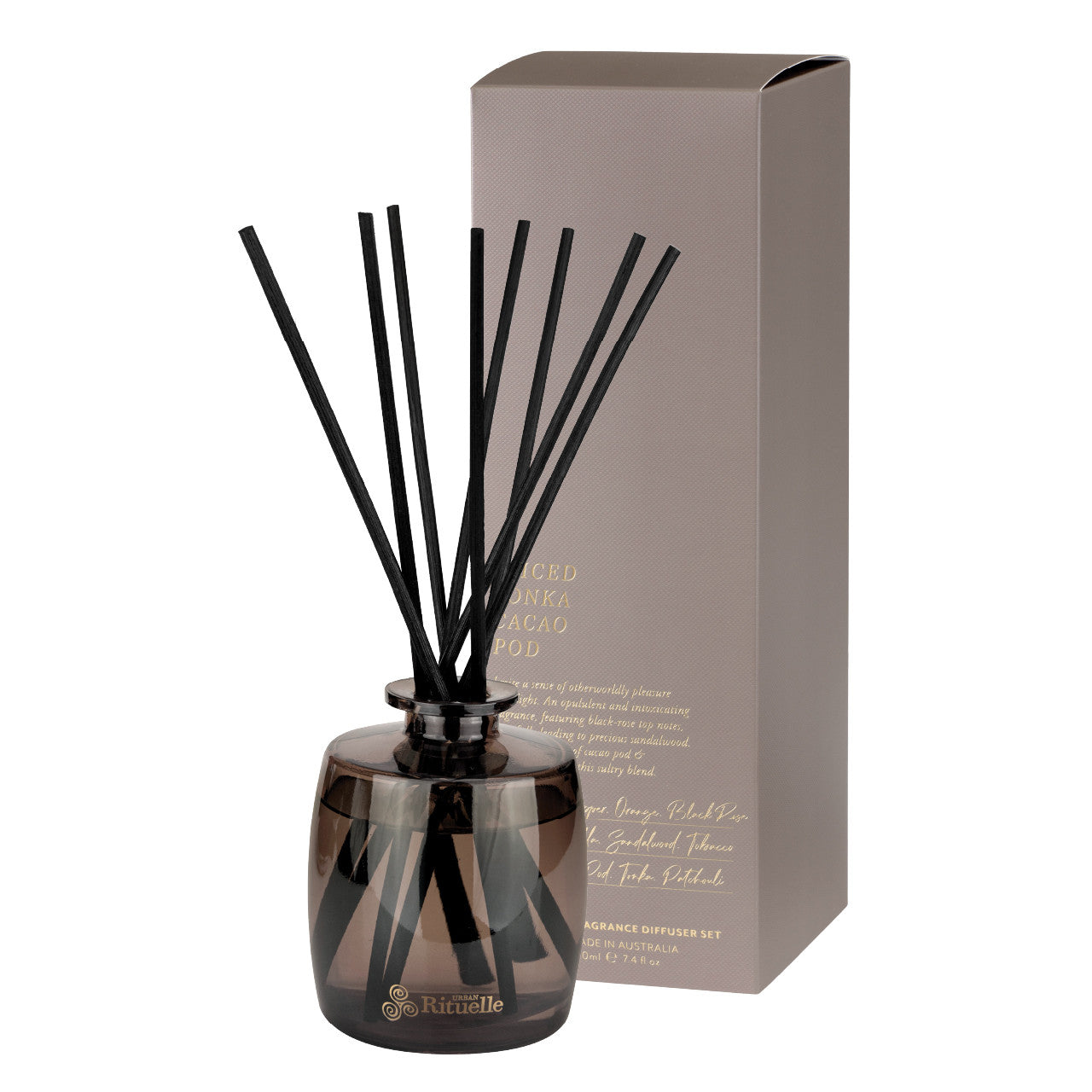 Spiced Tonka, Cacao Pod<br> Fragrance Diffuser Set | 220ml
