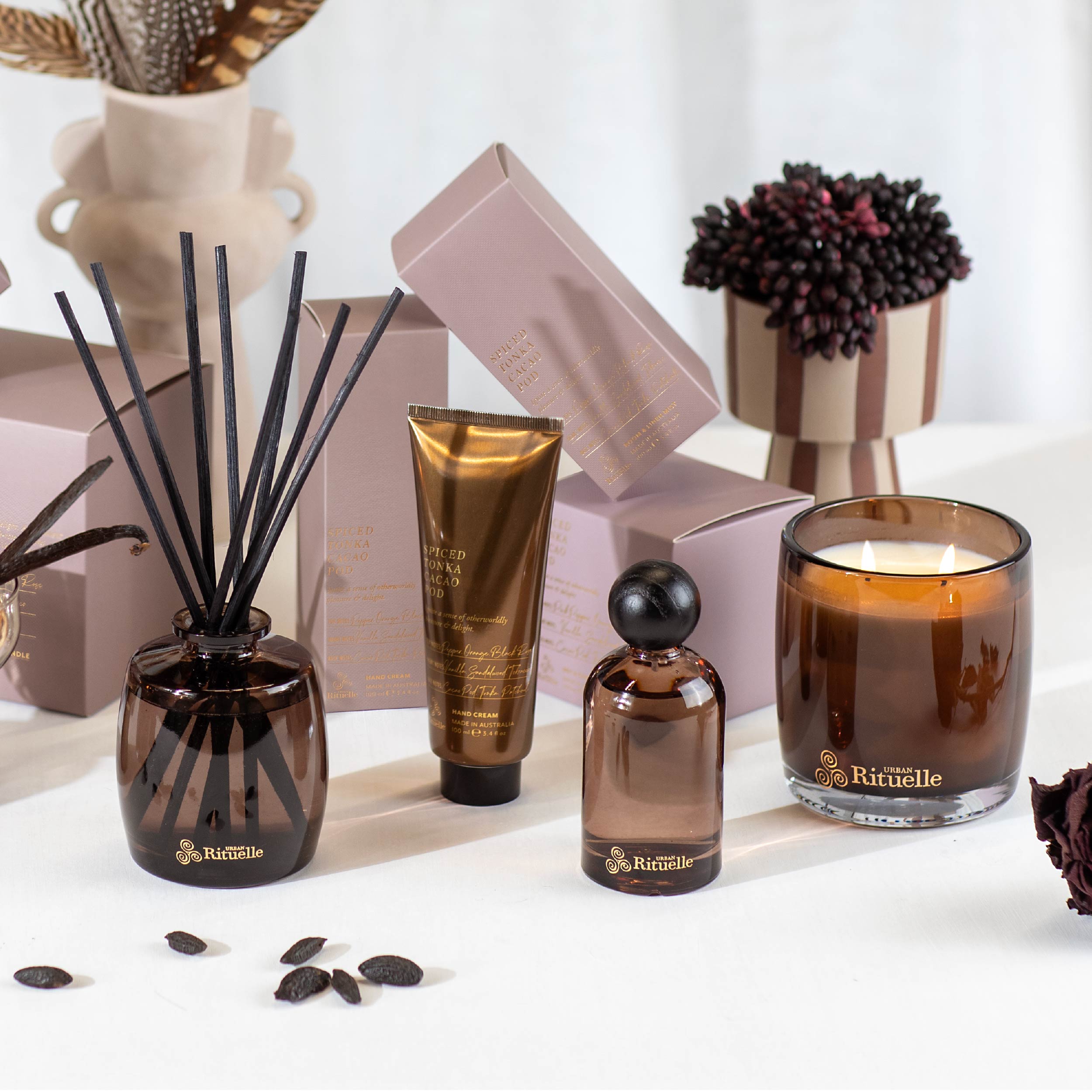 Spiced Tonka, Cacao Pod<br> Gift Set