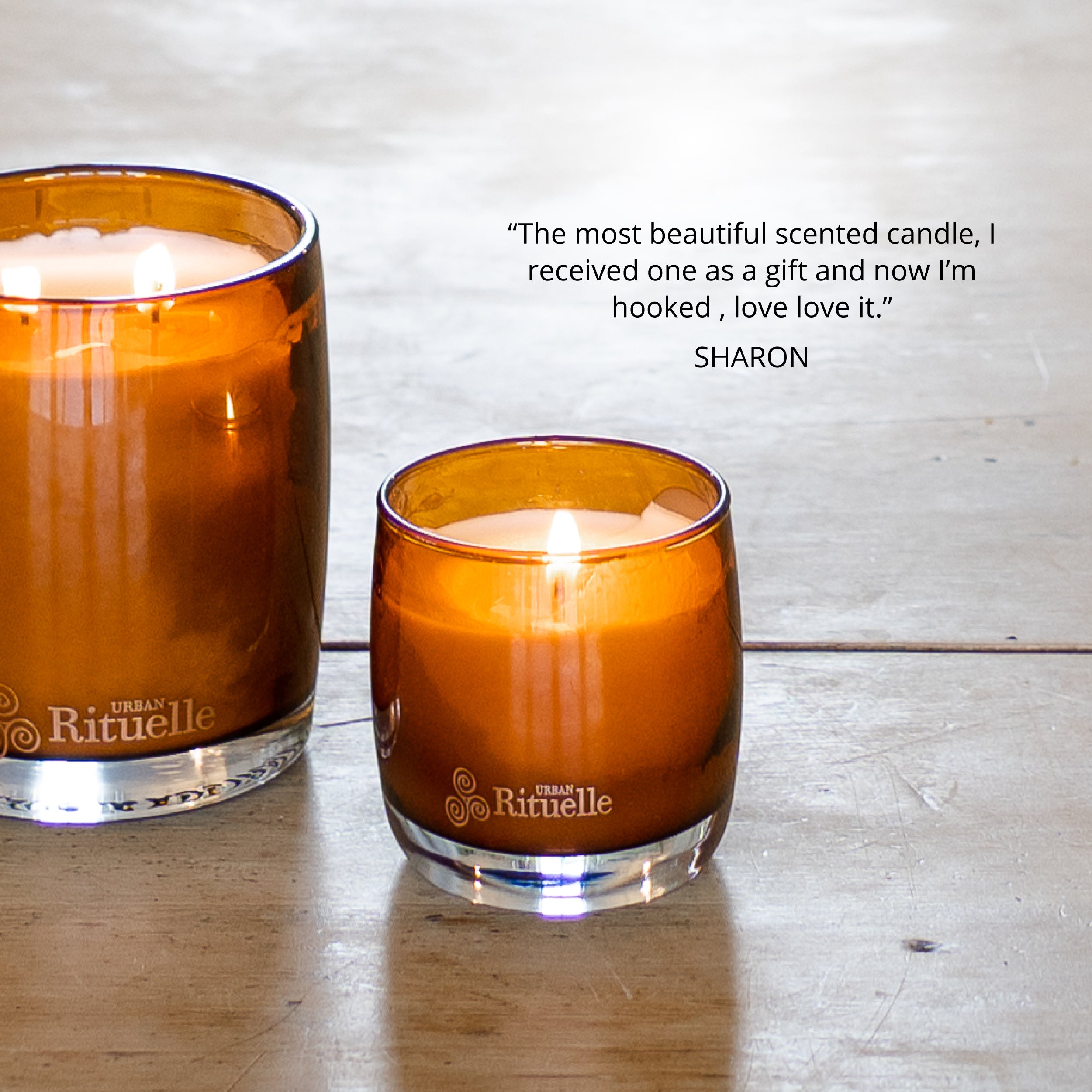 Mandarin, Basil & Lime<br> Scented Soy Candle | 400gm