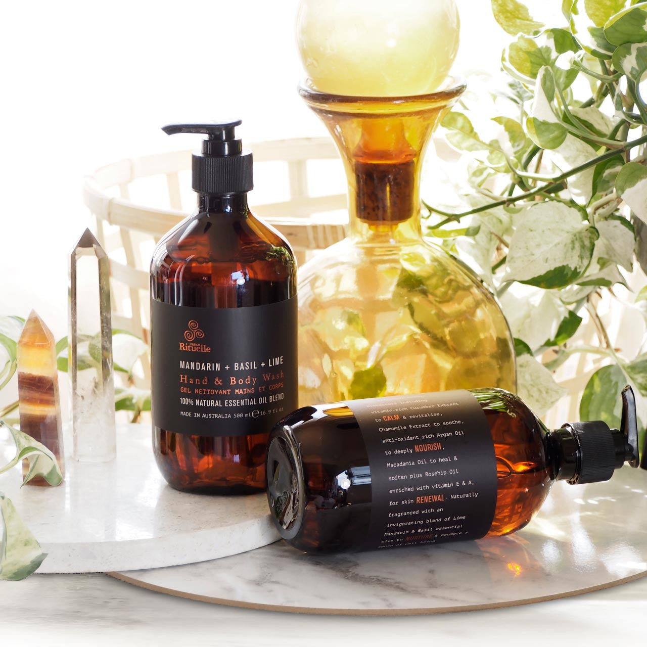 Mandarin, Basil & Lime<br>Hand & Body Wash | 5L Refill