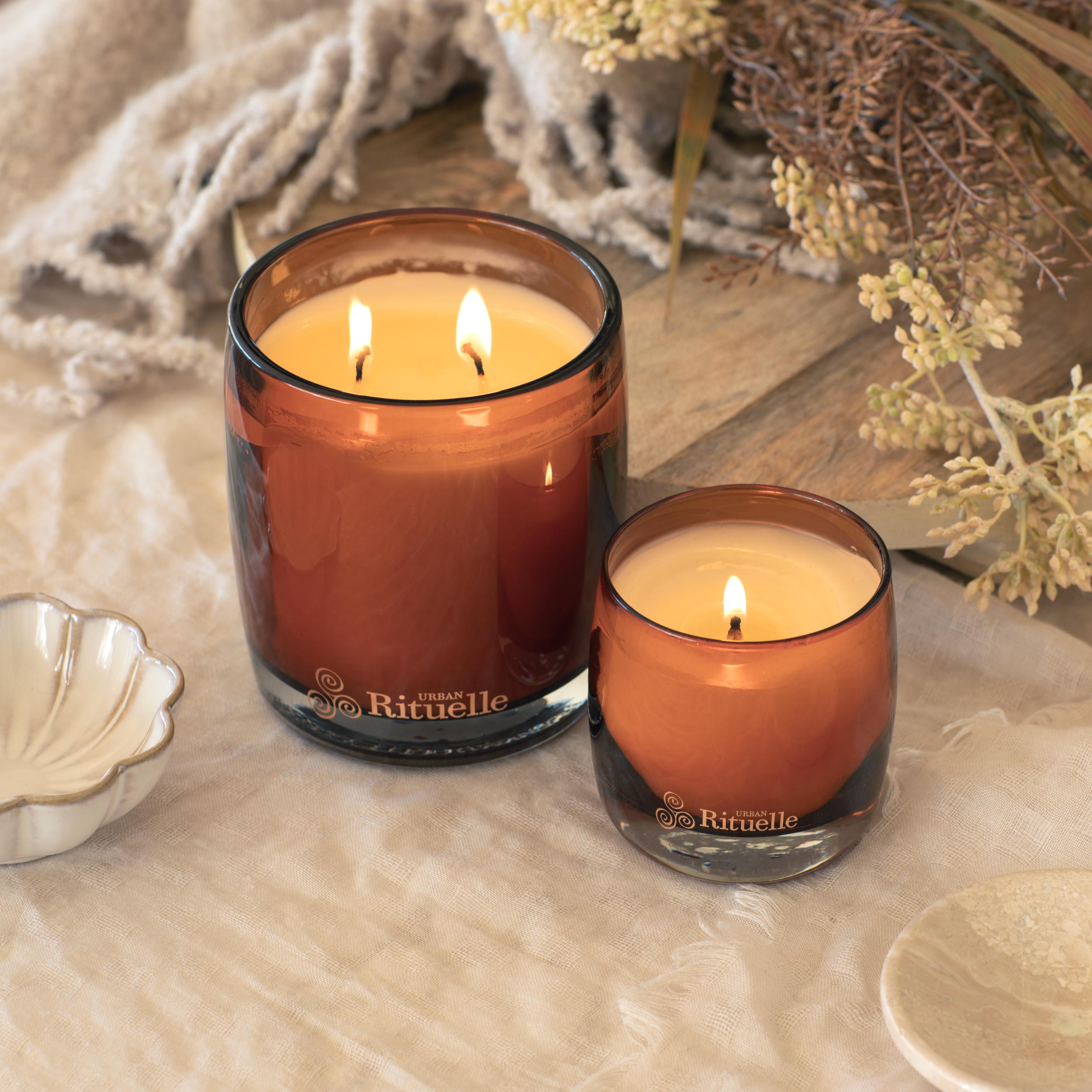 Mandarin, Basil & Lime<br> Scented Soy Candle | 400gm