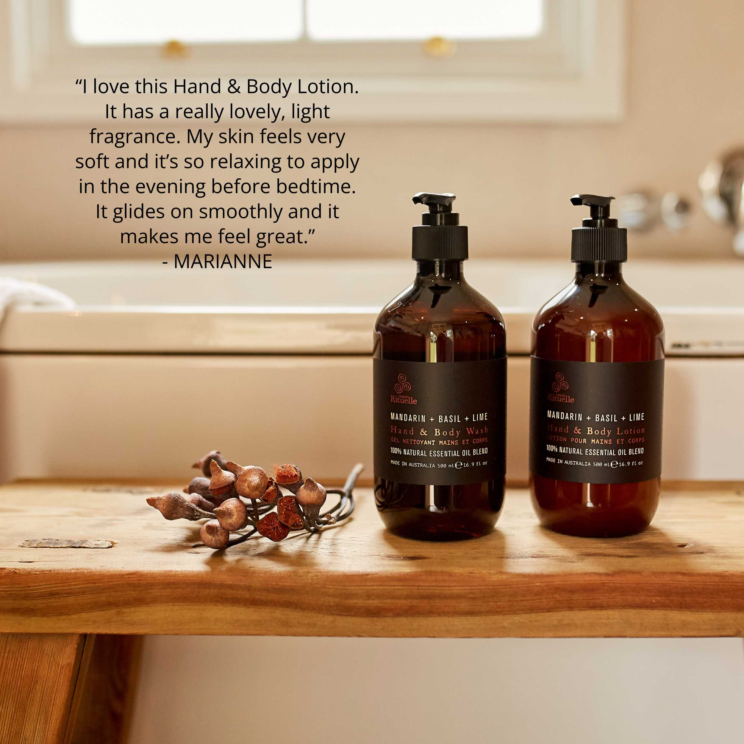 Mandarin, Basil & Lime<br> Hand & Body Lotion | 500ml