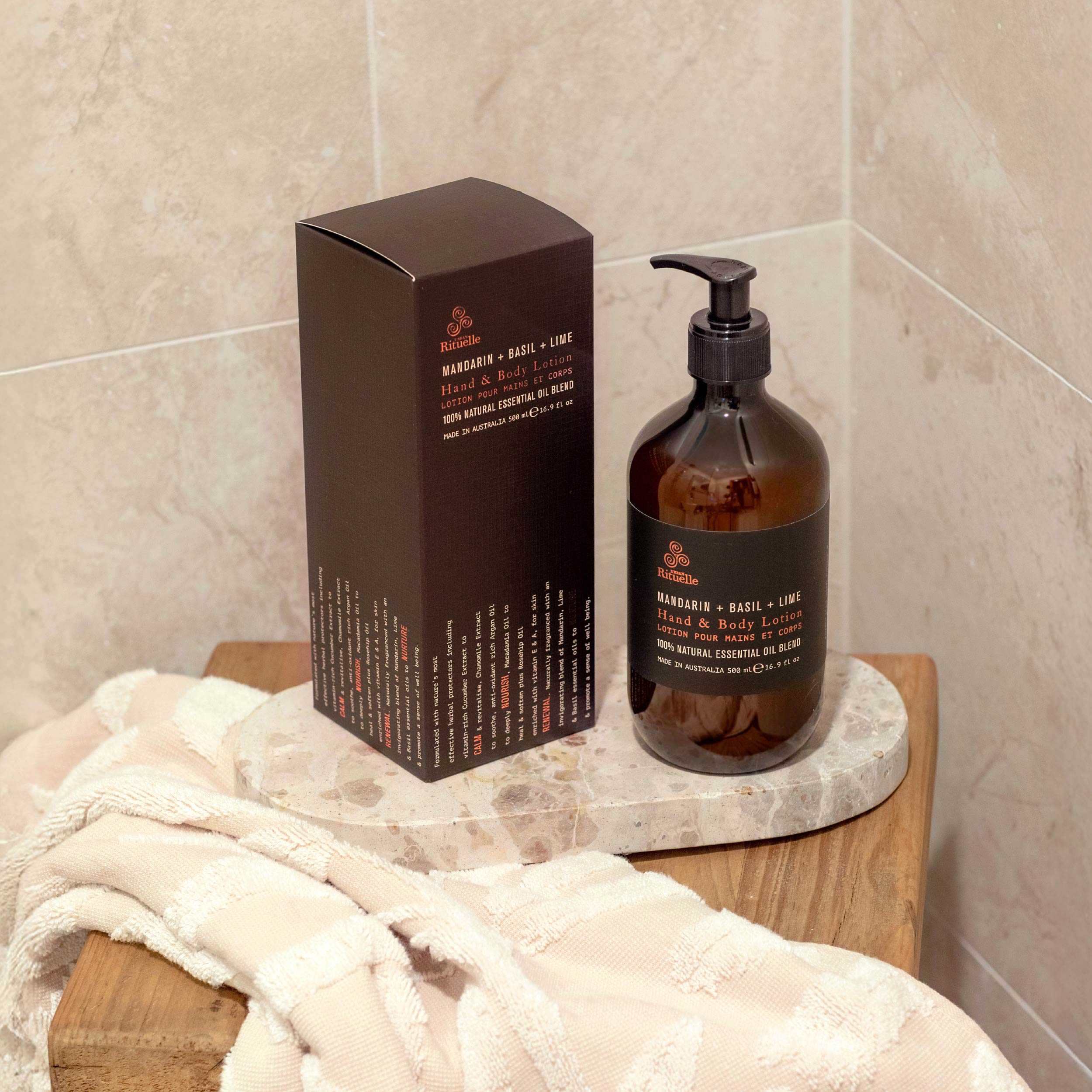 Mandarin, Basil & Lime<br> Hand & Body Lotion | 500ml