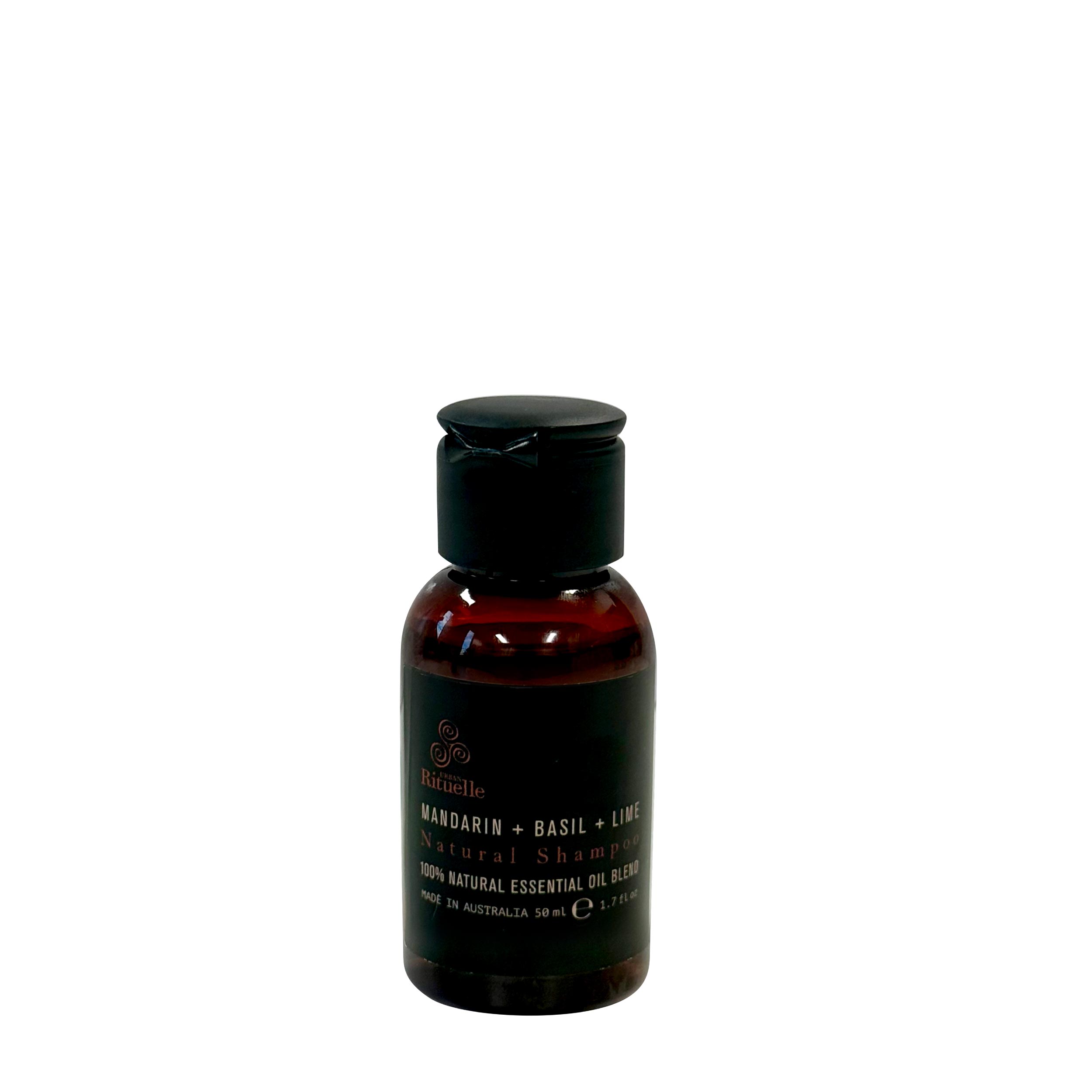 Mandarin, Basil & Lime<br> Natural Shampoo | Travel Size 50ml