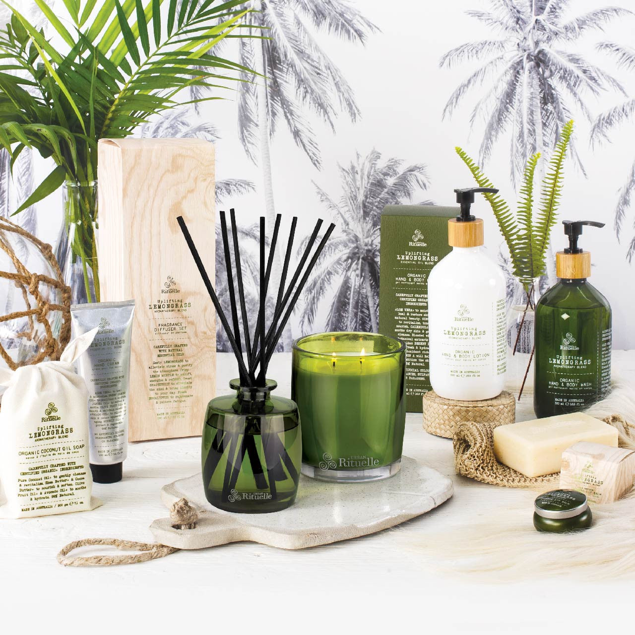 Lemongrass, Lemon Myrtle, Grapefruit & Eucalyptus<br> Organic Hand Cream | 100ml