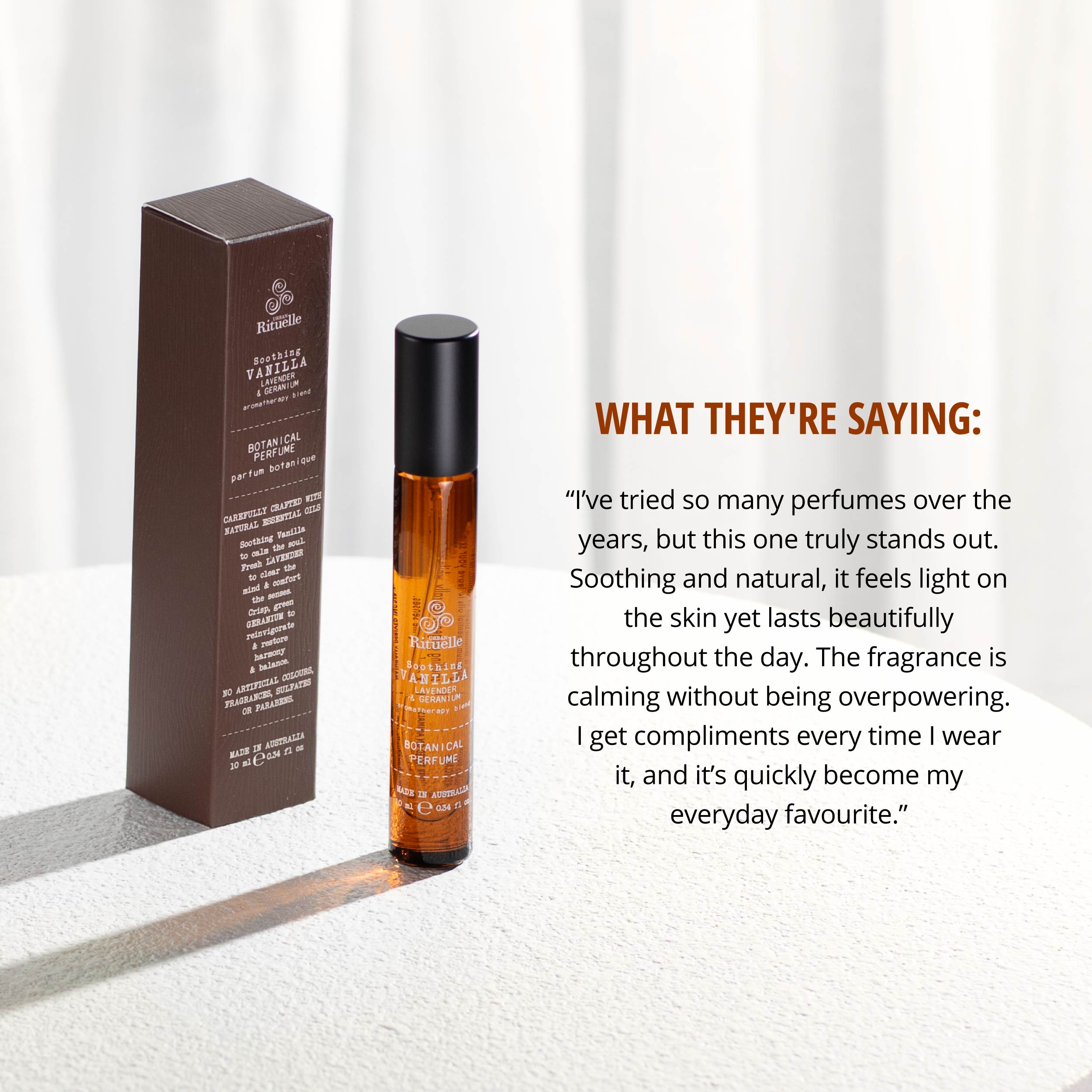 Vanilla, Lavender & Geranium <br> Botanical Perfume | 10ml