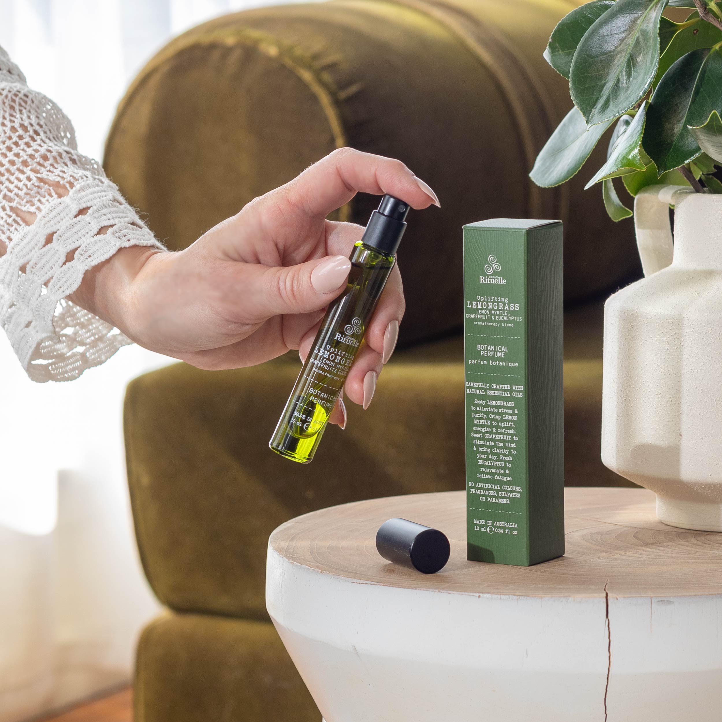 Lemongrass, Lemon Myrtle, Grapefruit & Eucalyptus <br> Botanical Perfume | 10ml