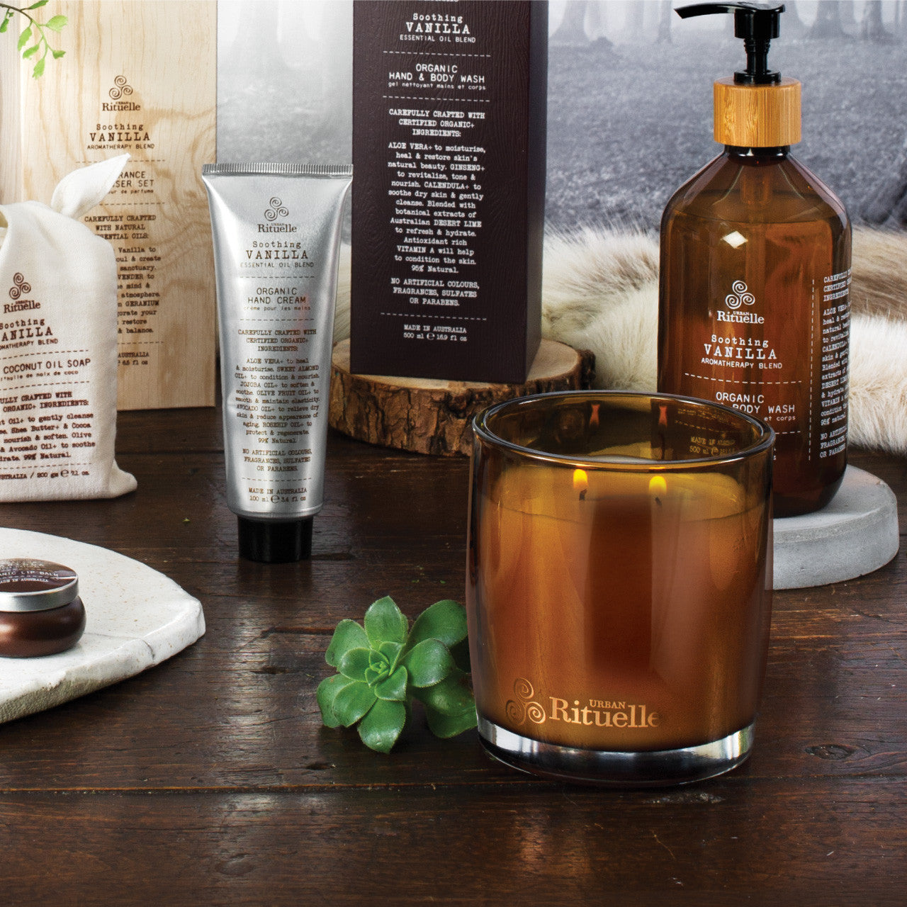Vanilla, Lavender & Geranium<br> Nourishing Gift Set