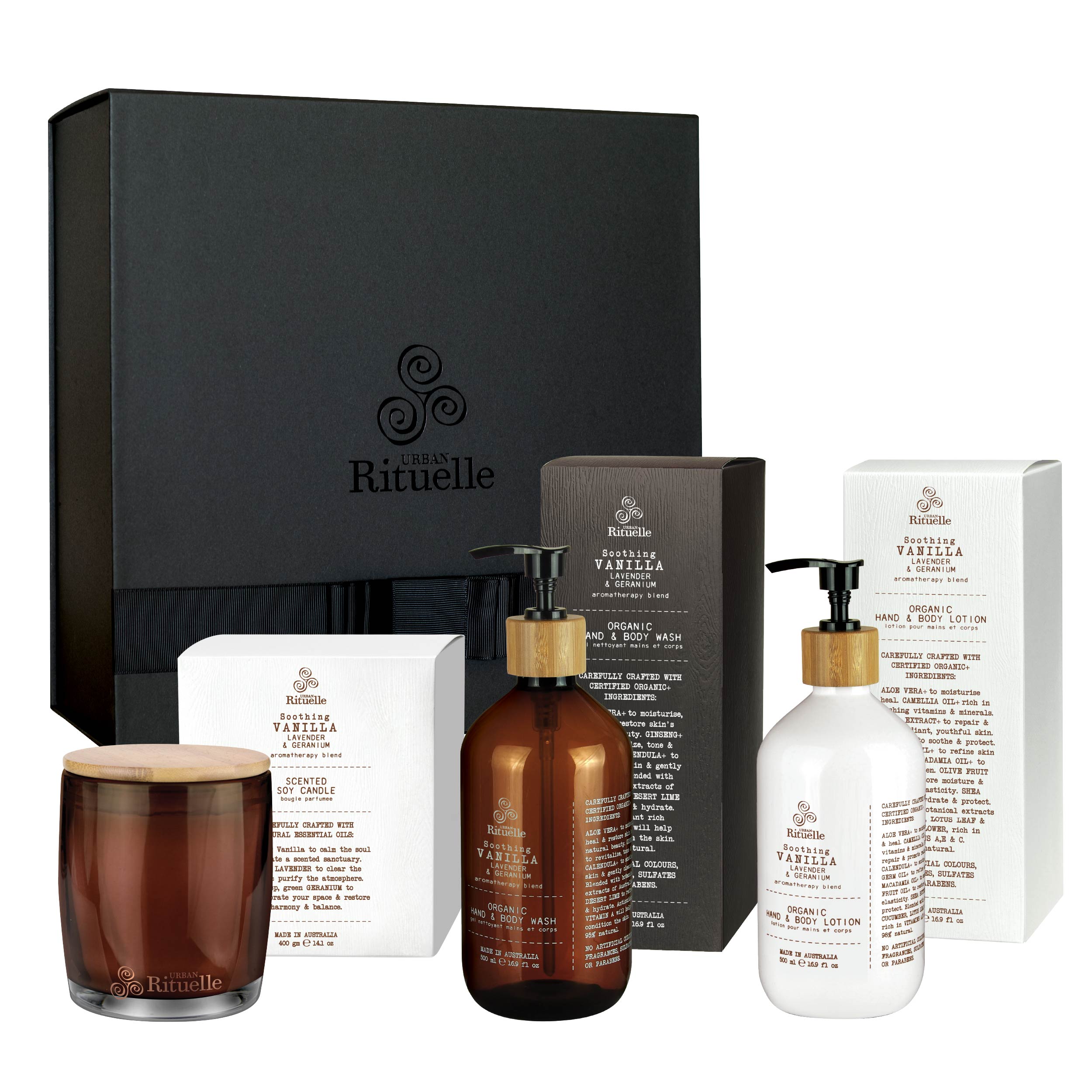 Vanilla, Lavender & Geranium<br> Nourishing Gift Set