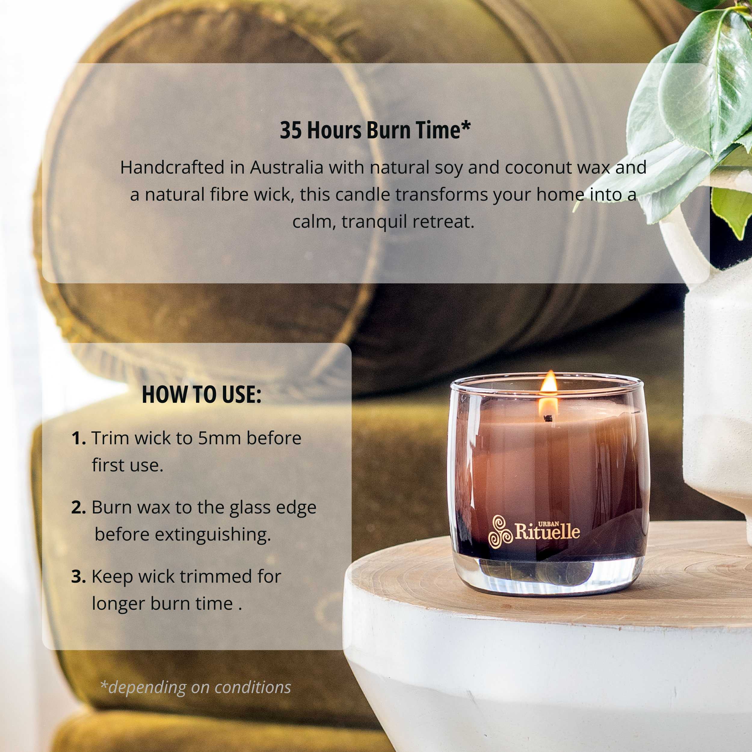 Wild Sage, Bitter Orange, Bergamot, Driftwood<br> Scented Soy Candle | 140gm