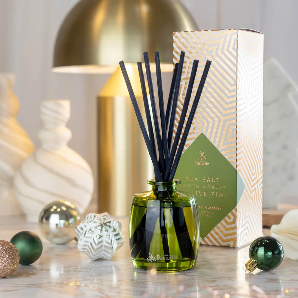 Sea Salt, Lemon Myrtle + Native Pine <br>Fragrance Diffuser Set | 220ml