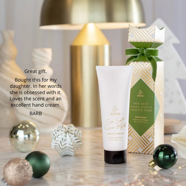 Sea Salt, Lemon Myrtle + Native Pine<br>Hand Cream Bon Bon | 100ml
