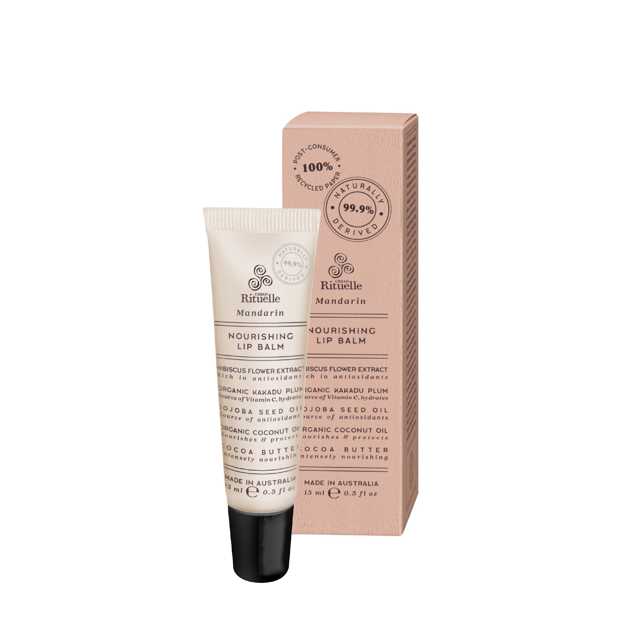 Natural Mandarin Flavour<br> Nourishing Lip Balm | 15ml