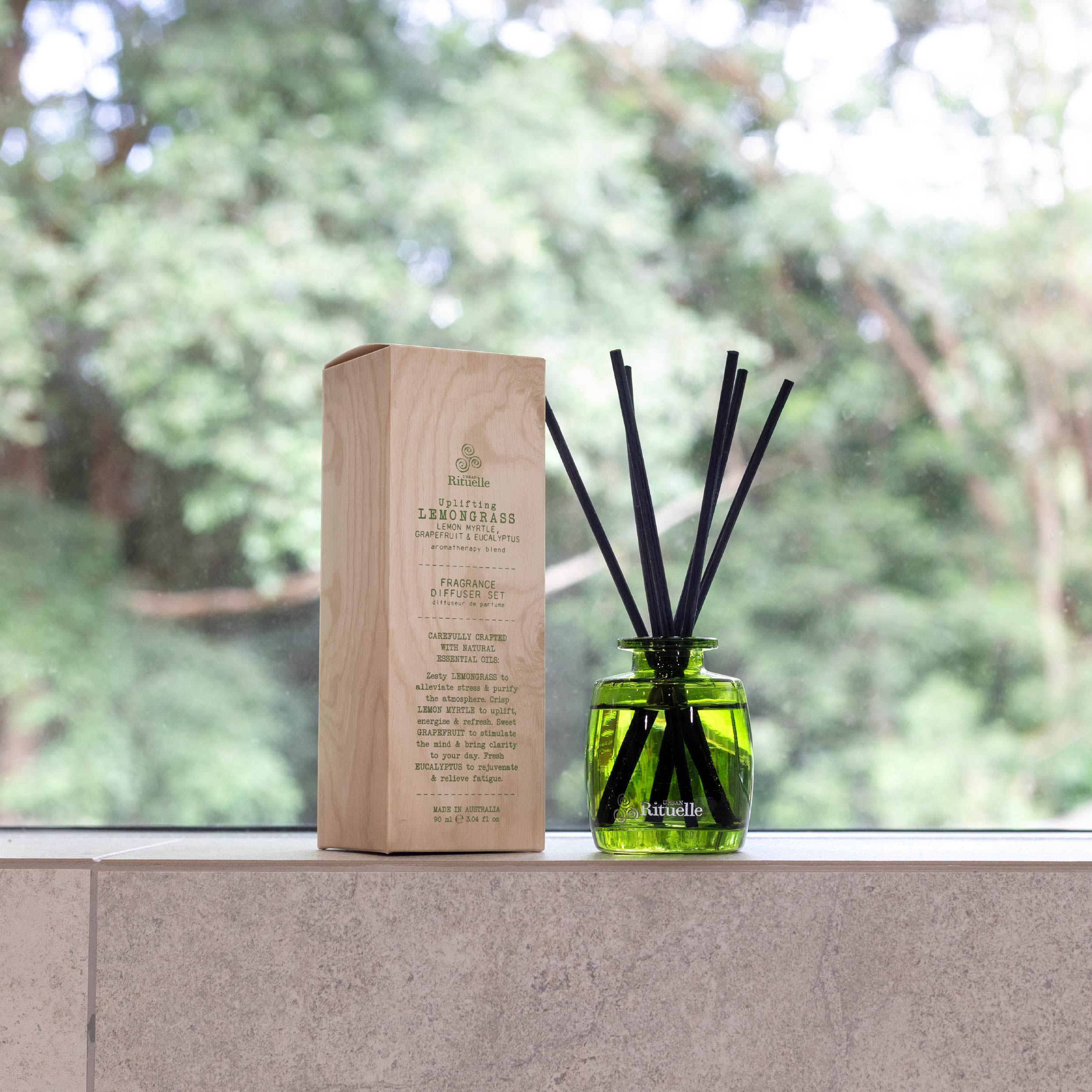 Lemongrass, Lemon Myrtle, Grapefruit & Eucalyptus<br> Mini Fragrance Diffuser Set | 90ml