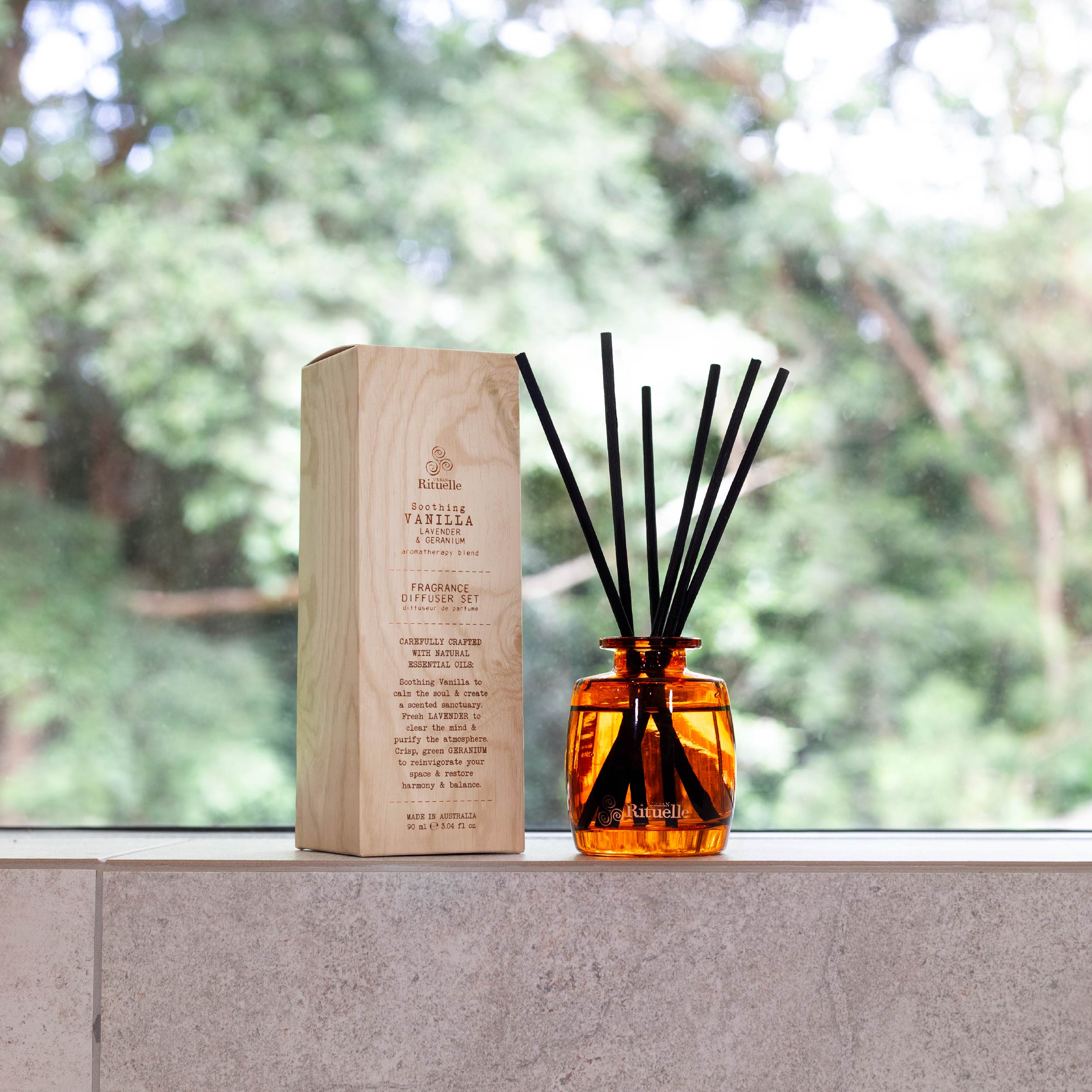 Vanilla, Lavender & Geranium<br> Mini Fragrance Diffuser Set | 90ml