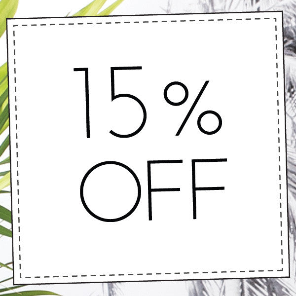 Voucher for 15% Off Your Next Online Order