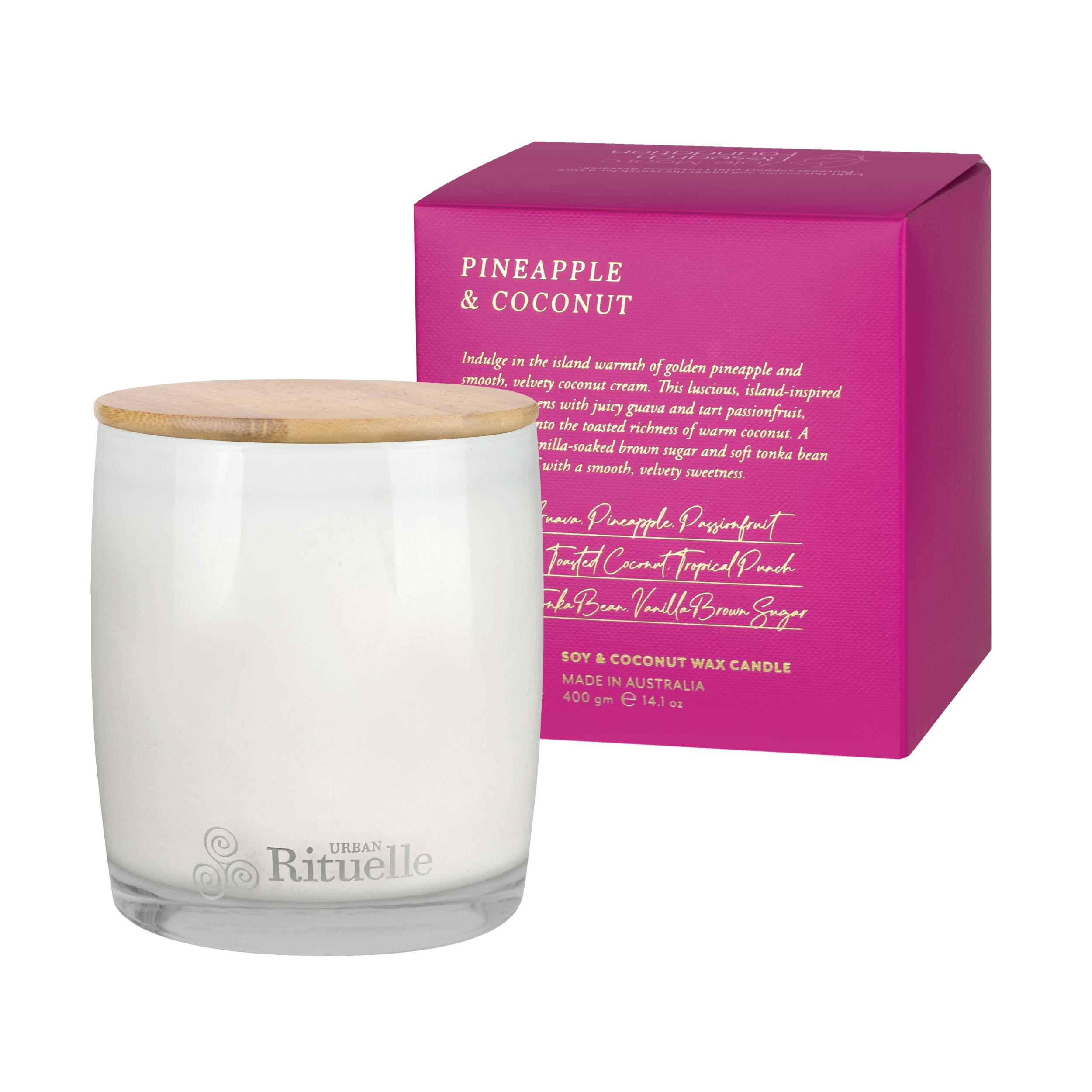 Zoie’s Candle For Hope<br>Pineapple & Coconut<br> Scented Soy Candle | 400gm