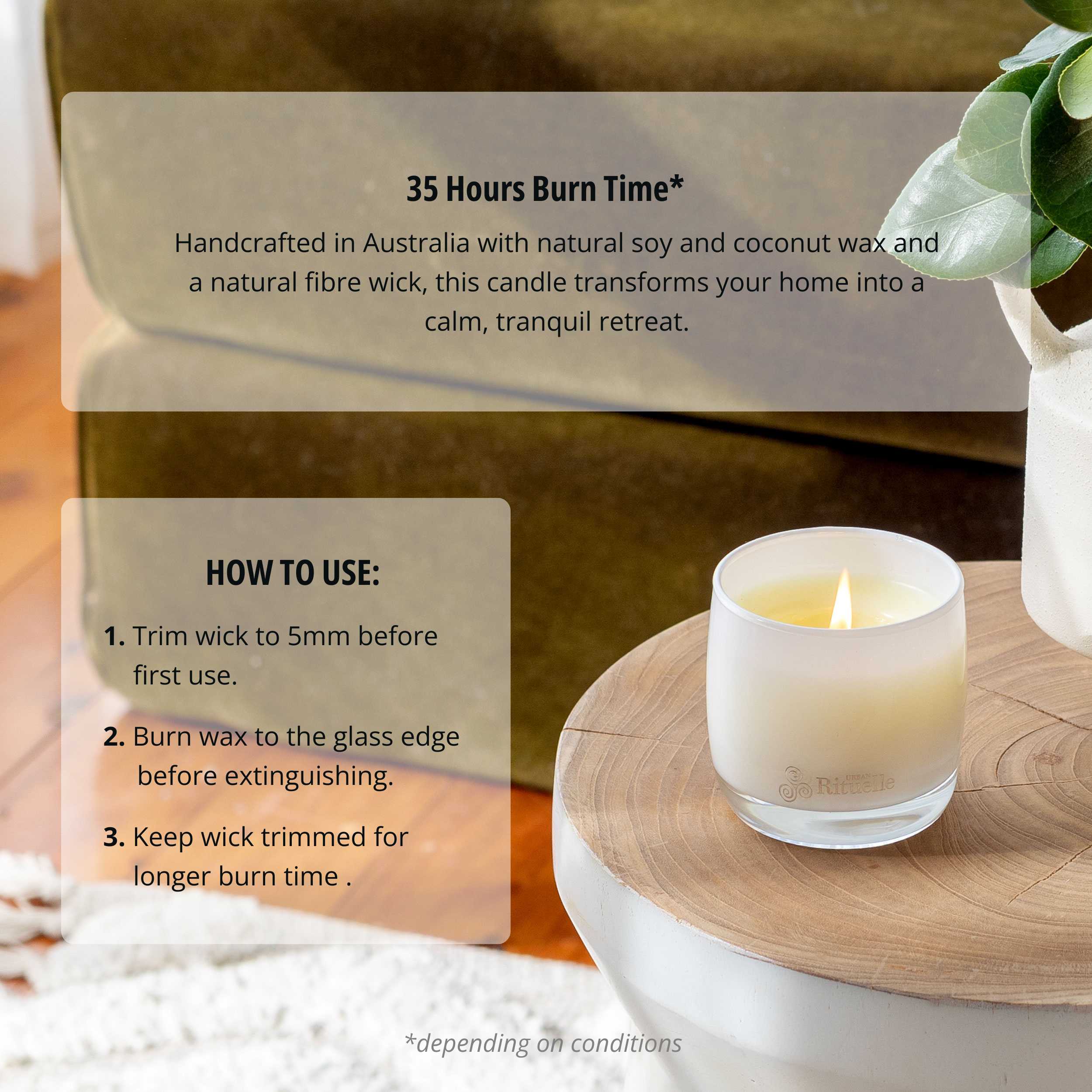 White Lotus, Geranium Leaf & Bergamot<br> Scented Soy Candle | 140gm