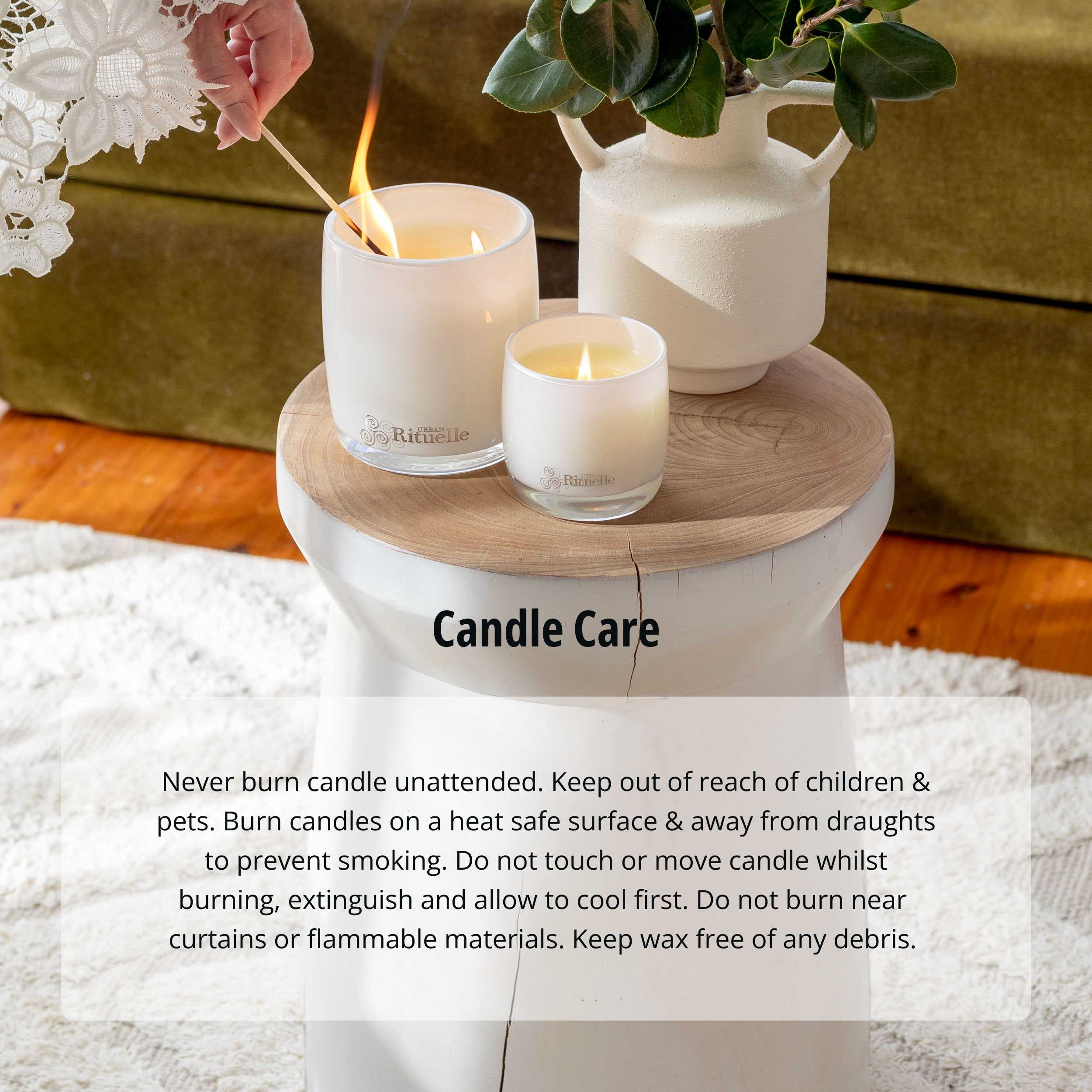White Lotus, Geranium Leaf & Bergamot<br> Scented Soy Candle | 400gm