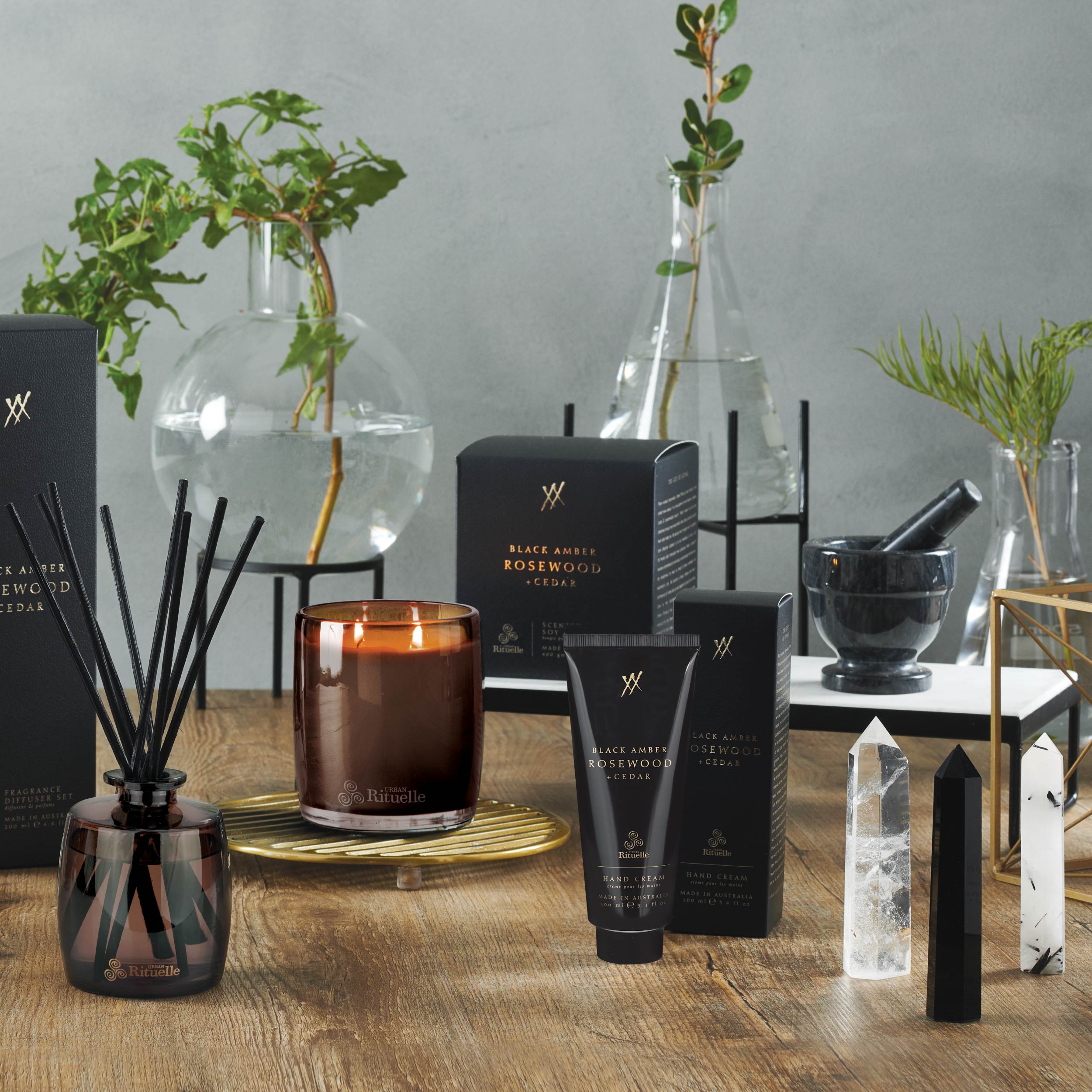 Black Amber, Rosewood & Cedar<br> Hand Cream | 100ml