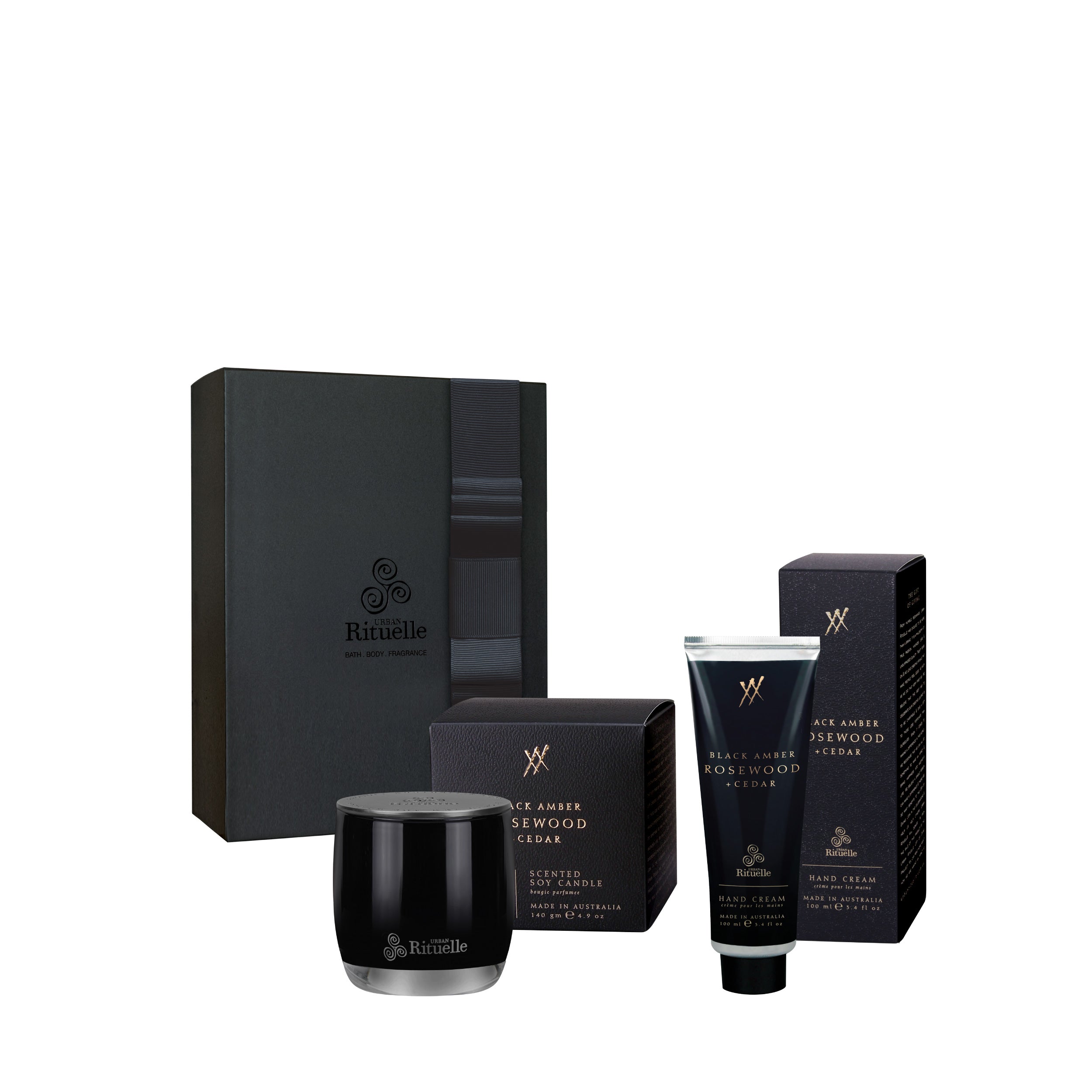 Black Amber, Rosewood & Cedar<br>Signature Gift Set